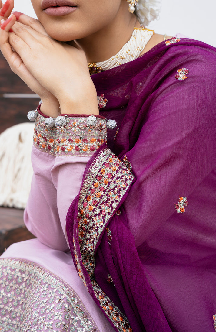 Emaan Adeel | Gul Mohr Eid Pret | NEHRAJ by Emaan Adeel - Designer Dress - Type: Ladies Clothes - Available at Libayah - 100% Original