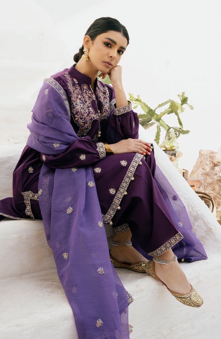 Emaan Adeel | Gul Mohr Eid Pret | LALEH by Emaan Adeel - Designer Dress - Type: Ladies Clothes - Available at Libayah - 100% Original