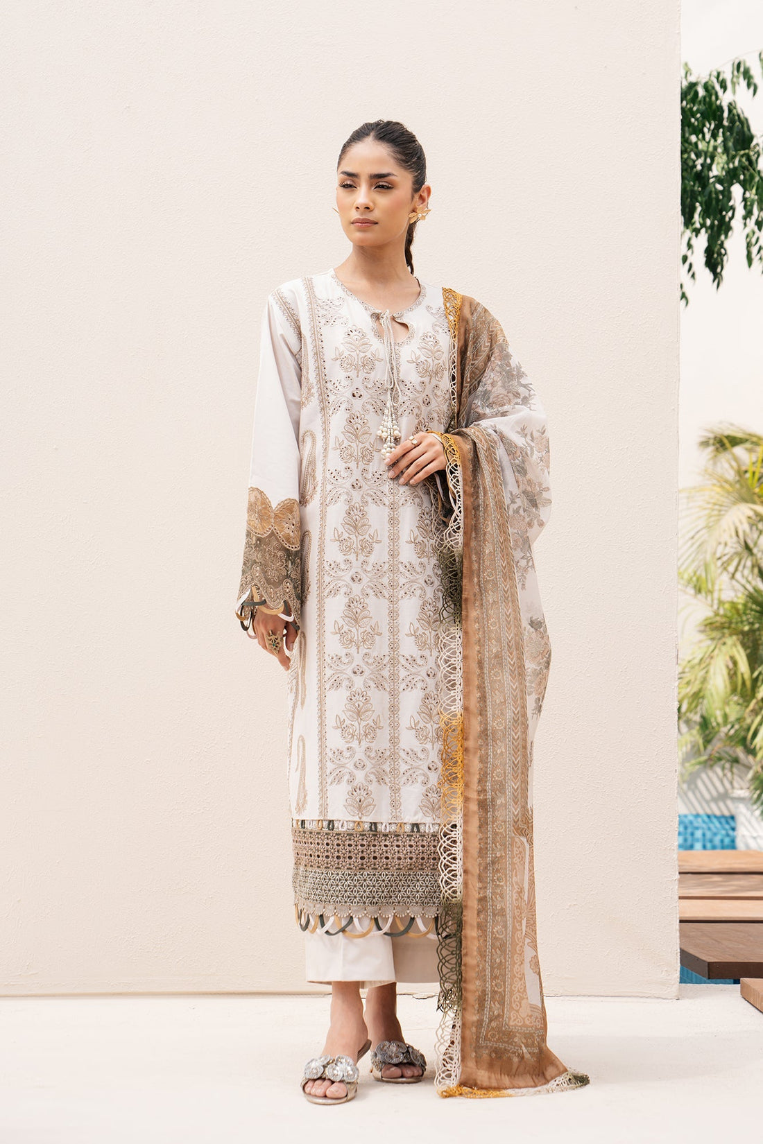 Ethnic | Rozana Winter Collection | ET-01 by Ethnic - Designer Dress - Type: Ladies Clothes - Available at Libayah - 100% Original