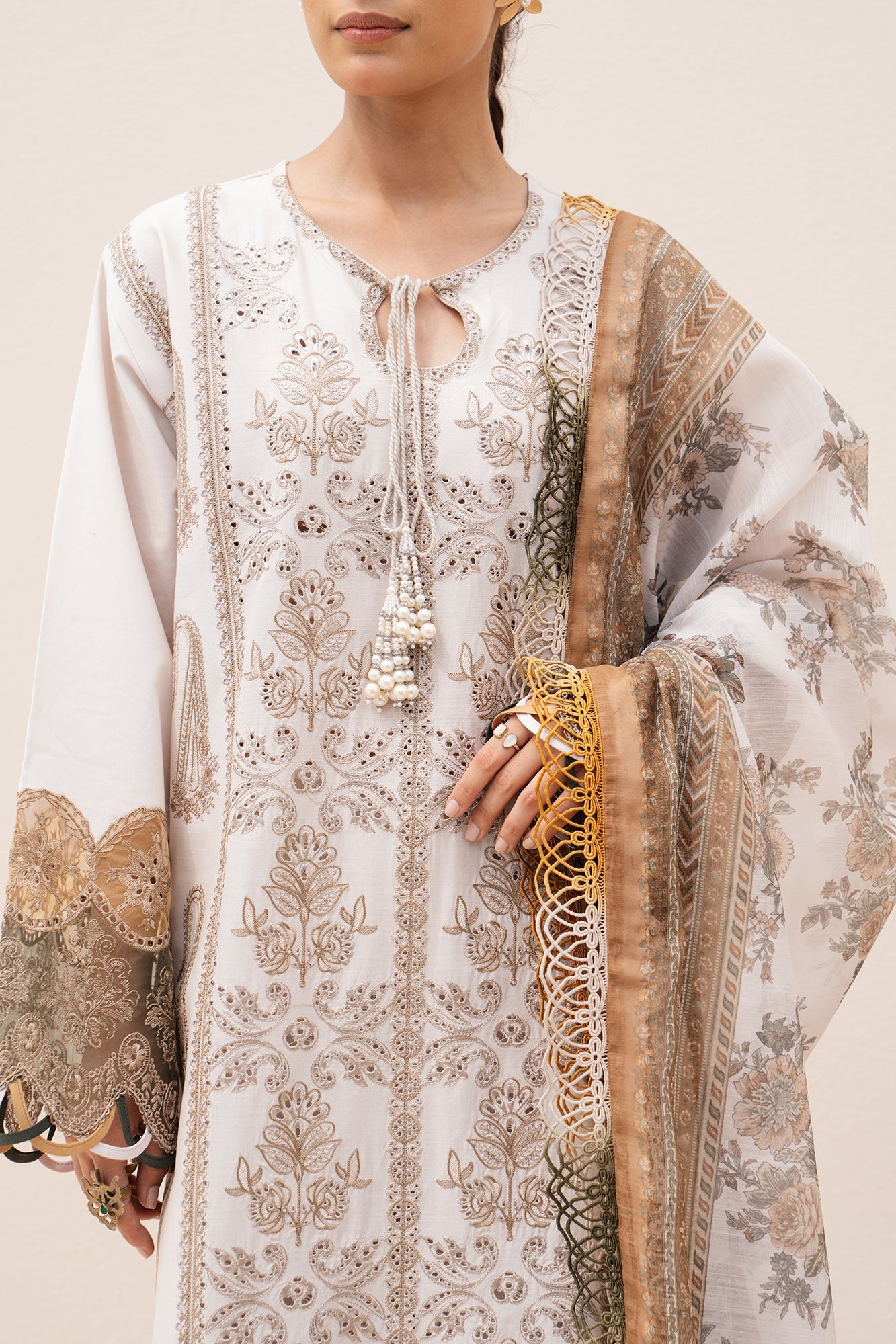 Ethnic | Rozana Winter Collection | ET-01 by Ethnic - Designer Dress - Type: Ladies Clothes - Available at Libayah - 100% Original
