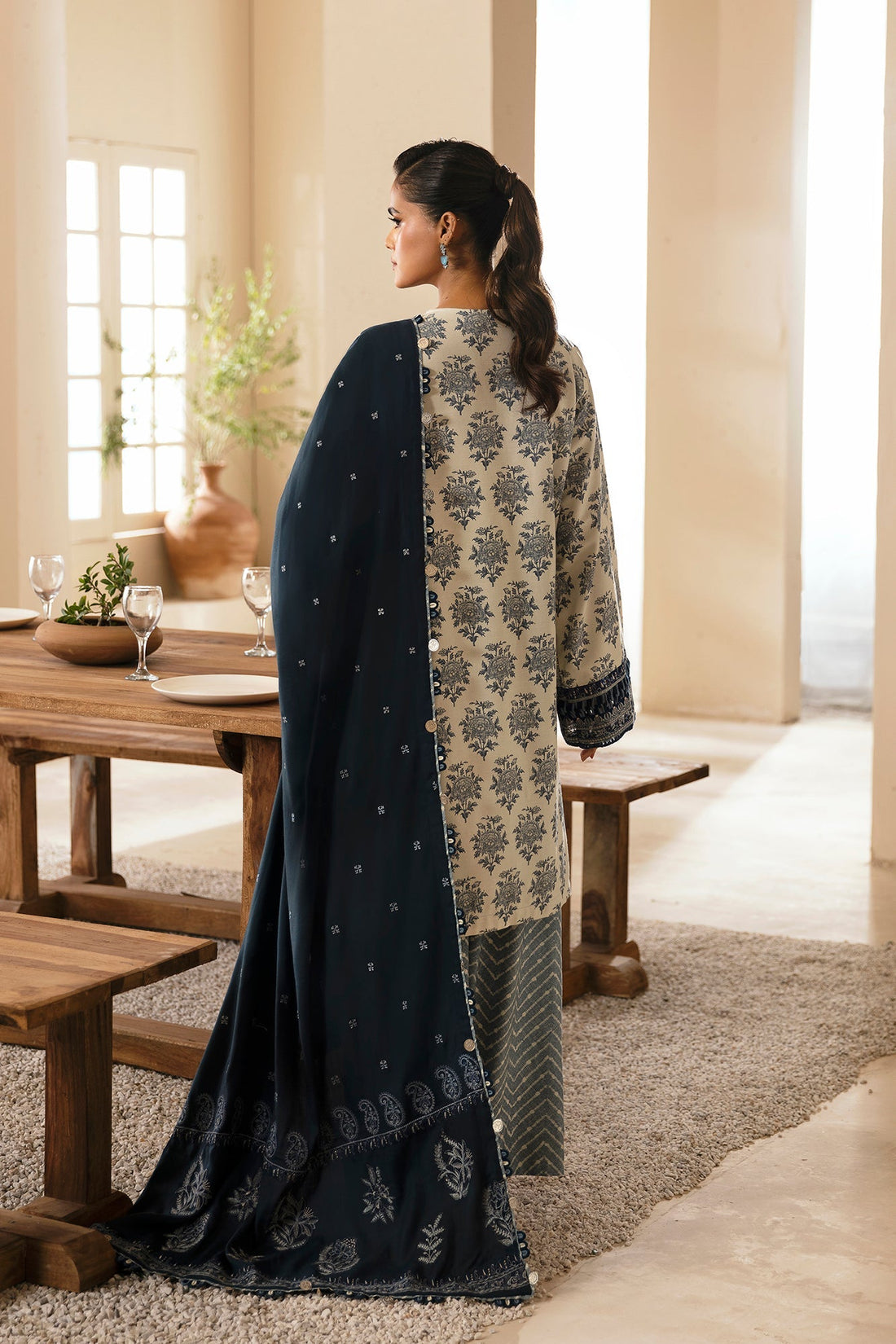 Ethnic | Rozana Winter Collection | ET-08 by Ethnic - Designer Dress - Type: Ladies Clothes - Available at Libayah - 100% Original