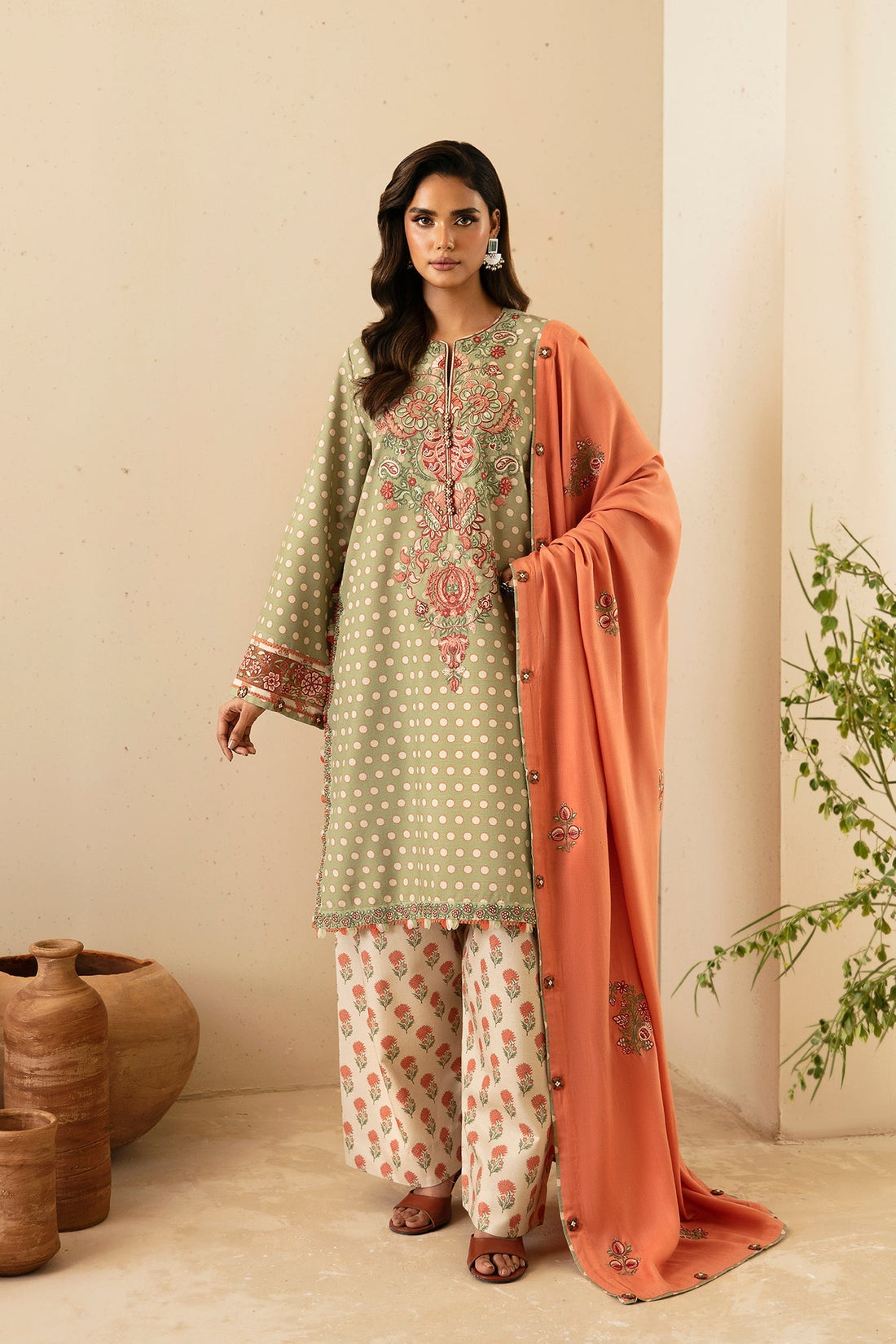 Ethnic | Rozana Winter Collection | ET-07 by Ethnic - Designer Dress - Type: Ladies Clothes - Available at Libayah - 100% Original