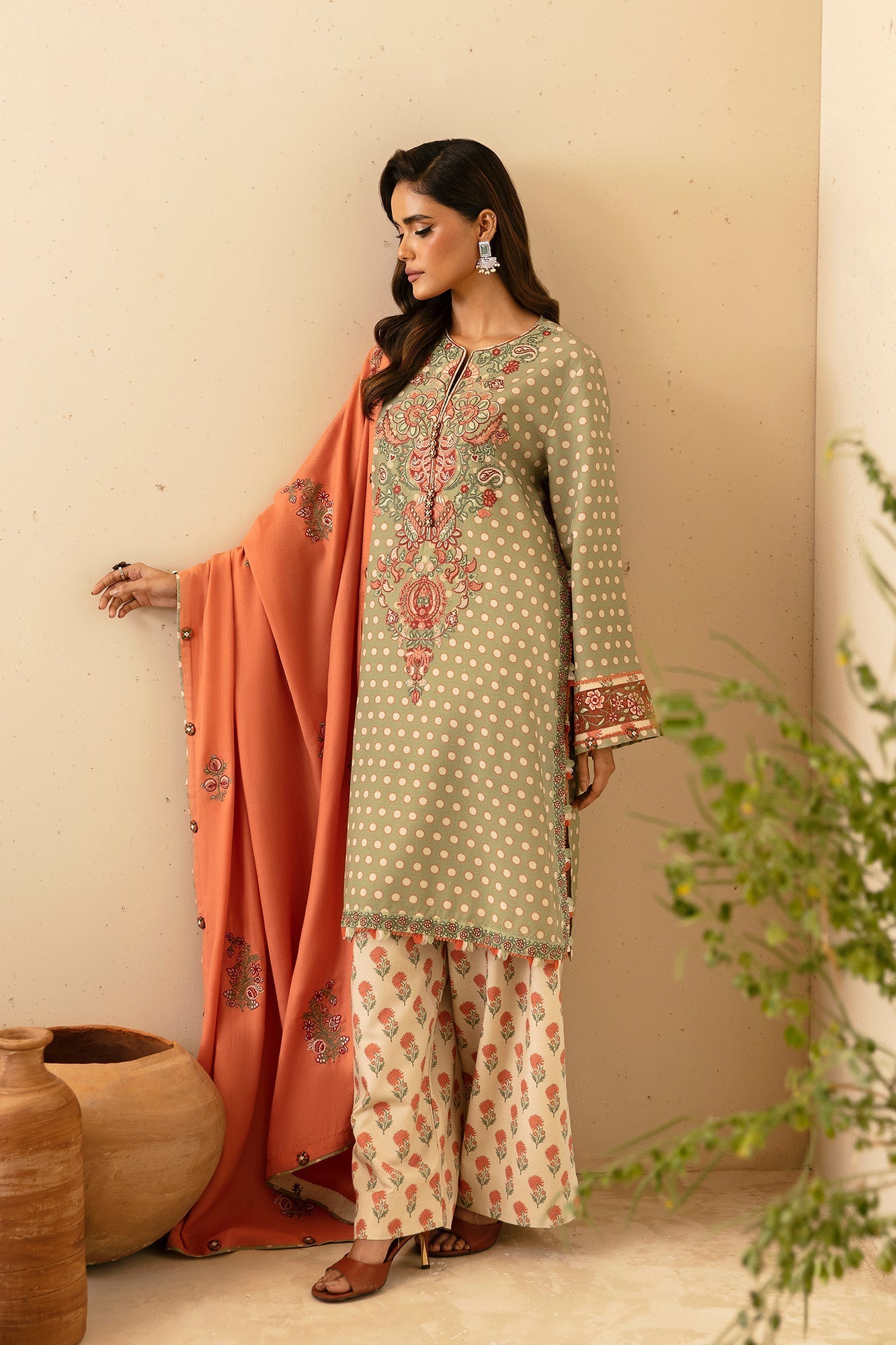Ethnic | Rozana Winter Collection | ET-07 by Ethnic - Designer Dress - Type: Ladies Clothes - Available at Libayah - 100% Original