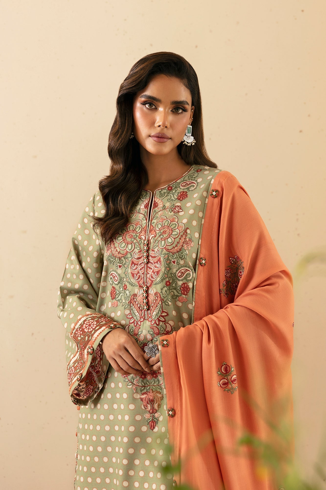 Ethnic | Rozana Winter Collection | ET-07 by Ethnic - Designer Dress - Type: Ladies Clothes - Available at Libayah - 100% Original