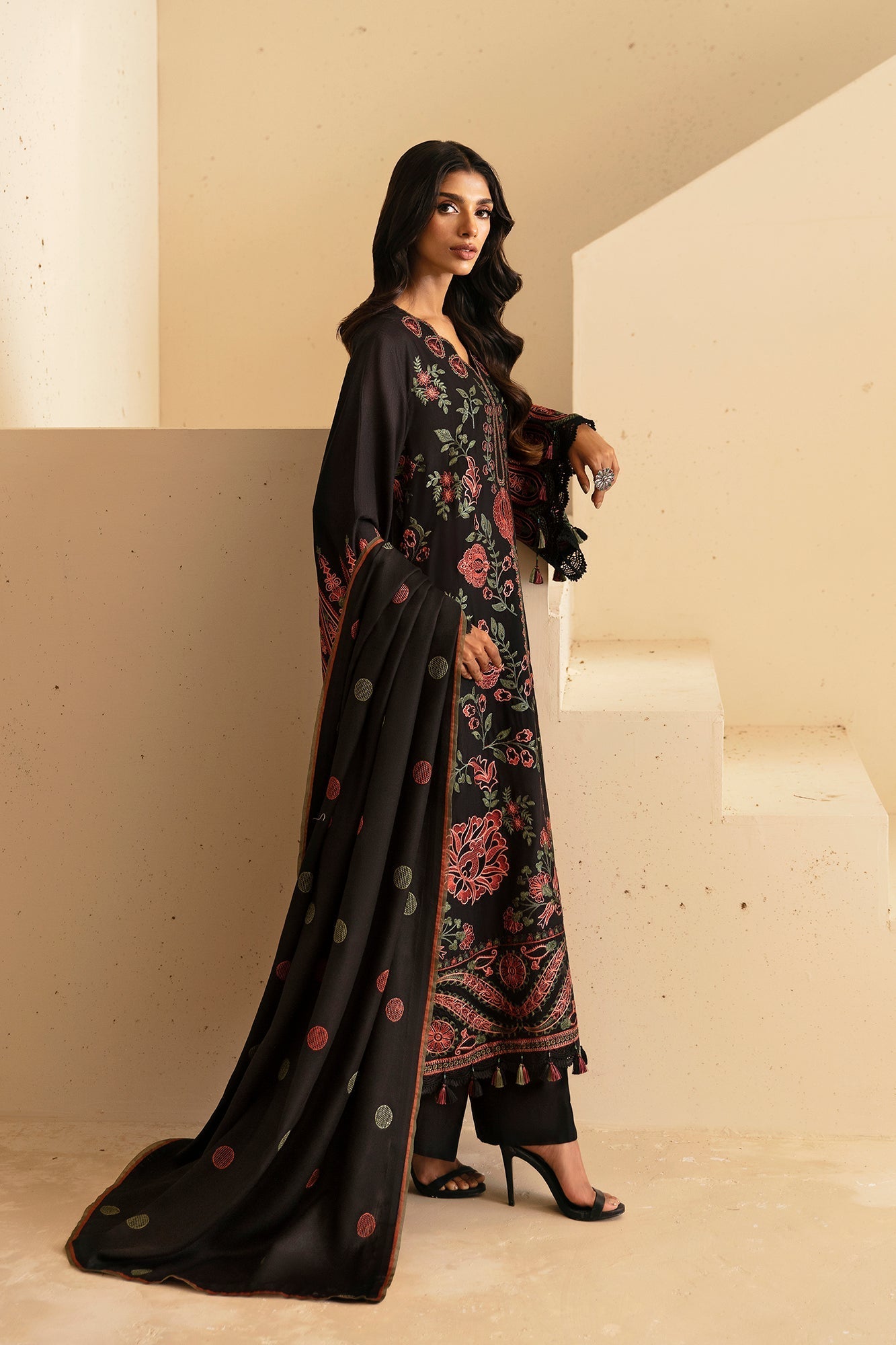 Ethnic | Rozana Winter Collection | ET-15 by Ethnic - Designer Dress - Type: Ladies Clothes - Available at Libayah - 100% Original