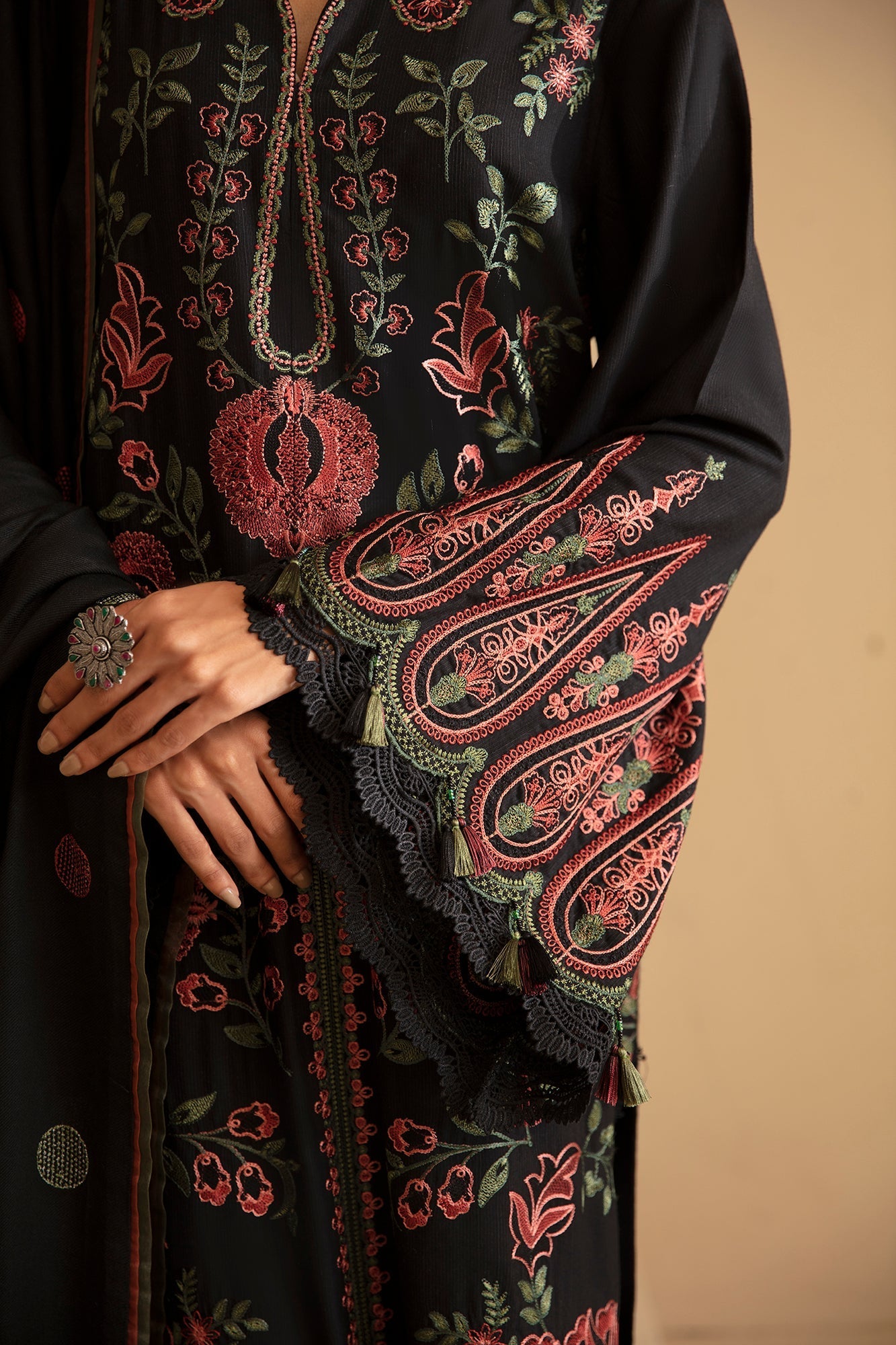 Ethnic | Rozana Winter Collection | ET-15 by Ethnic - Designer Dress - Type: Ladies Clothes - Available at Libayah - 100% Original