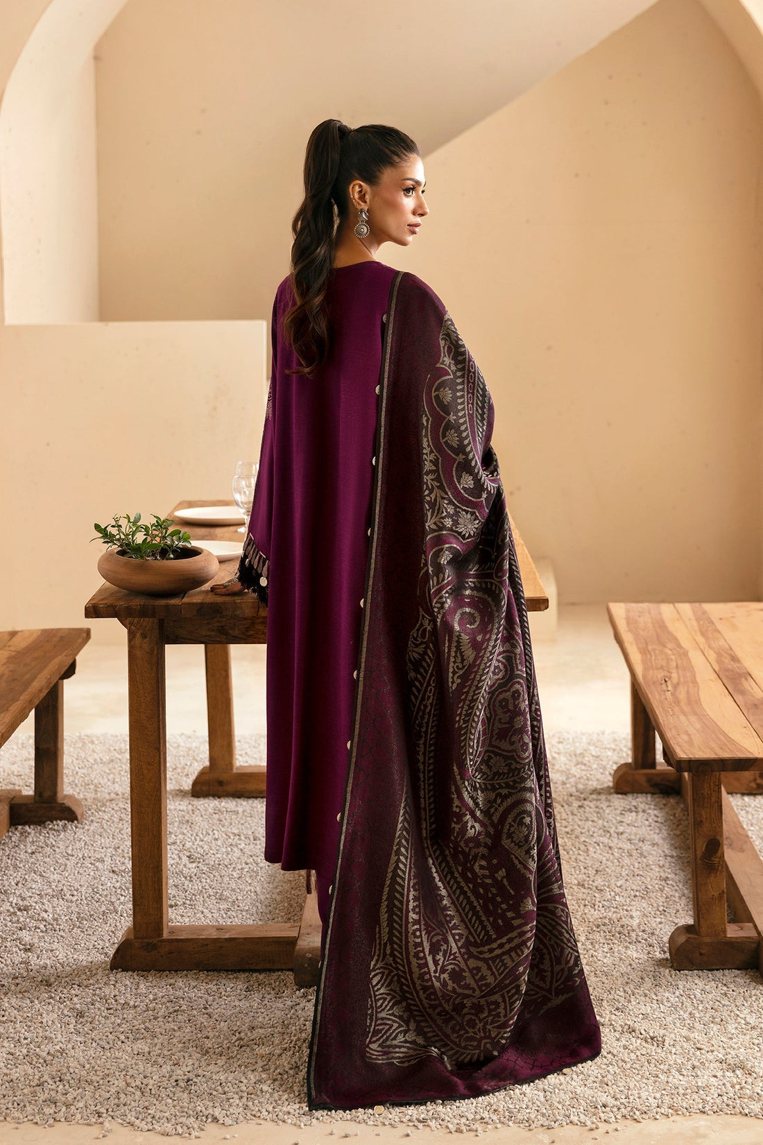 Ethnic | Rozana Winter Collection | ET-12 by Ethnic - Designer Dress - Type: Ladies Clothes - Available at Libayah - 100% Original