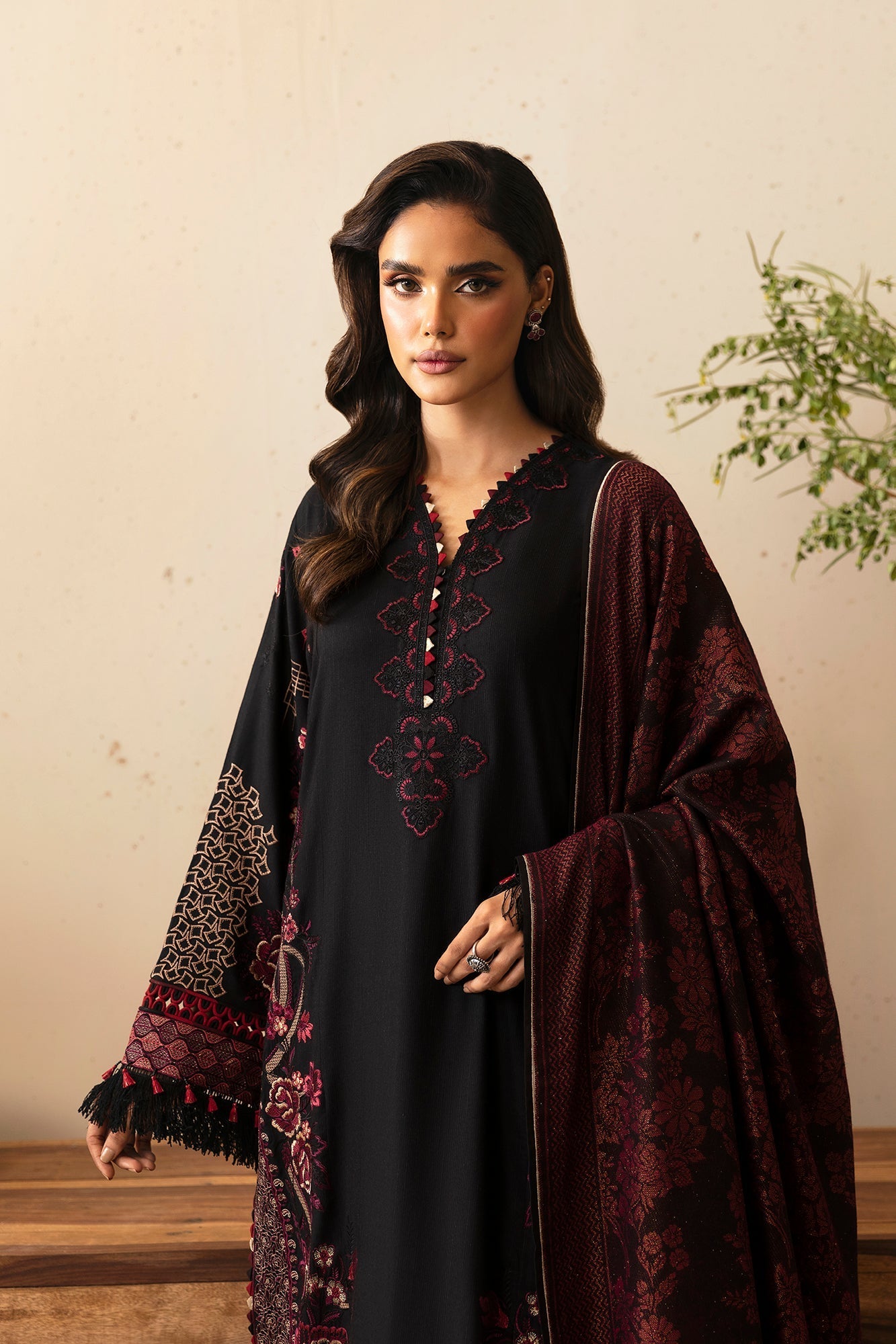 Ethnic | Rozana Winter Collection | ET-16 by Ethnic - Designer Dress - Type: Ladies Clothes - Available at Libayah - 100% Original