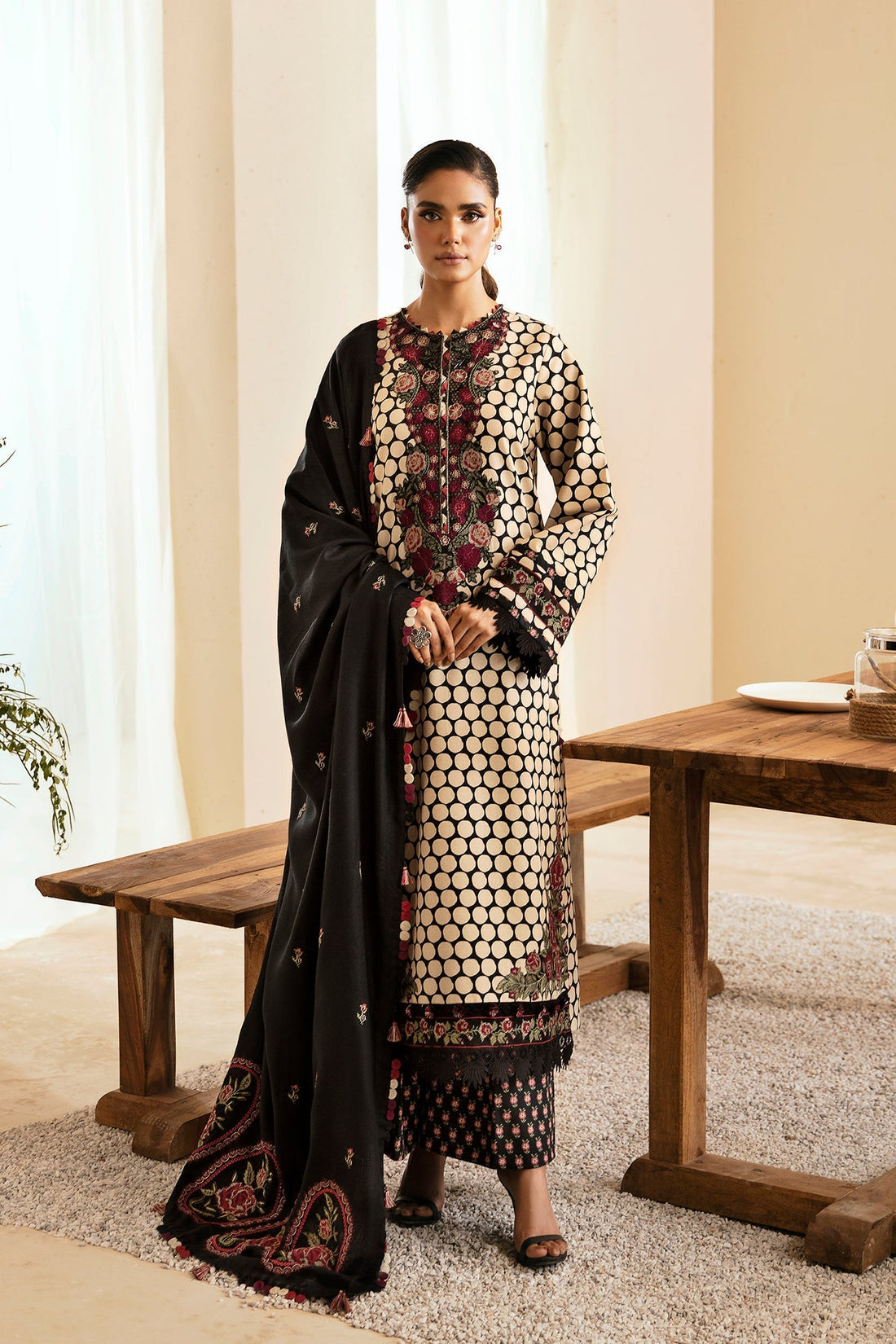 Ethnic | Rozana Winter Collection | ET-09 by Ethnic - Designer Dress - Type: Ladies Clothes - Available at Libayah - 100% Original