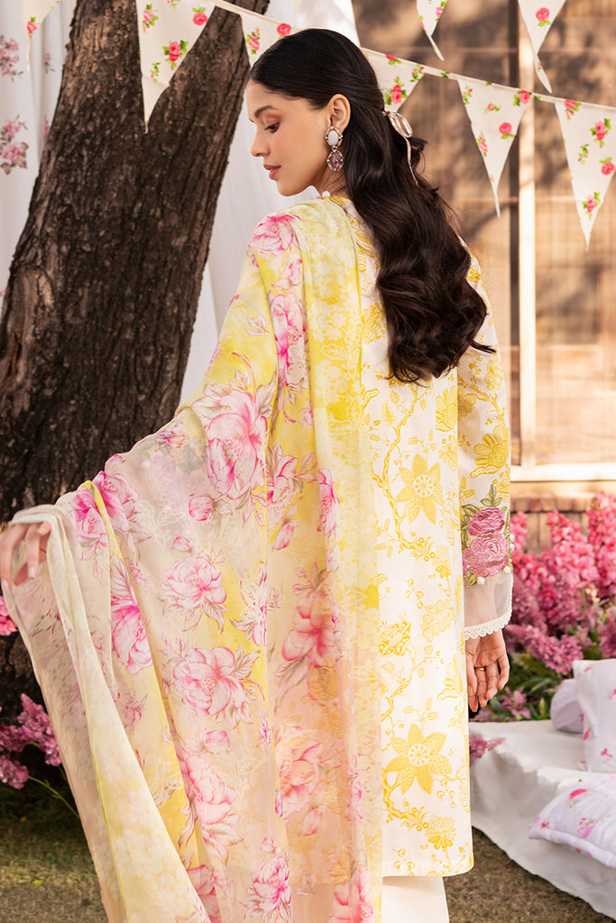 Cross Stitch | Eid Lawn 24 | IVORY GARLAND