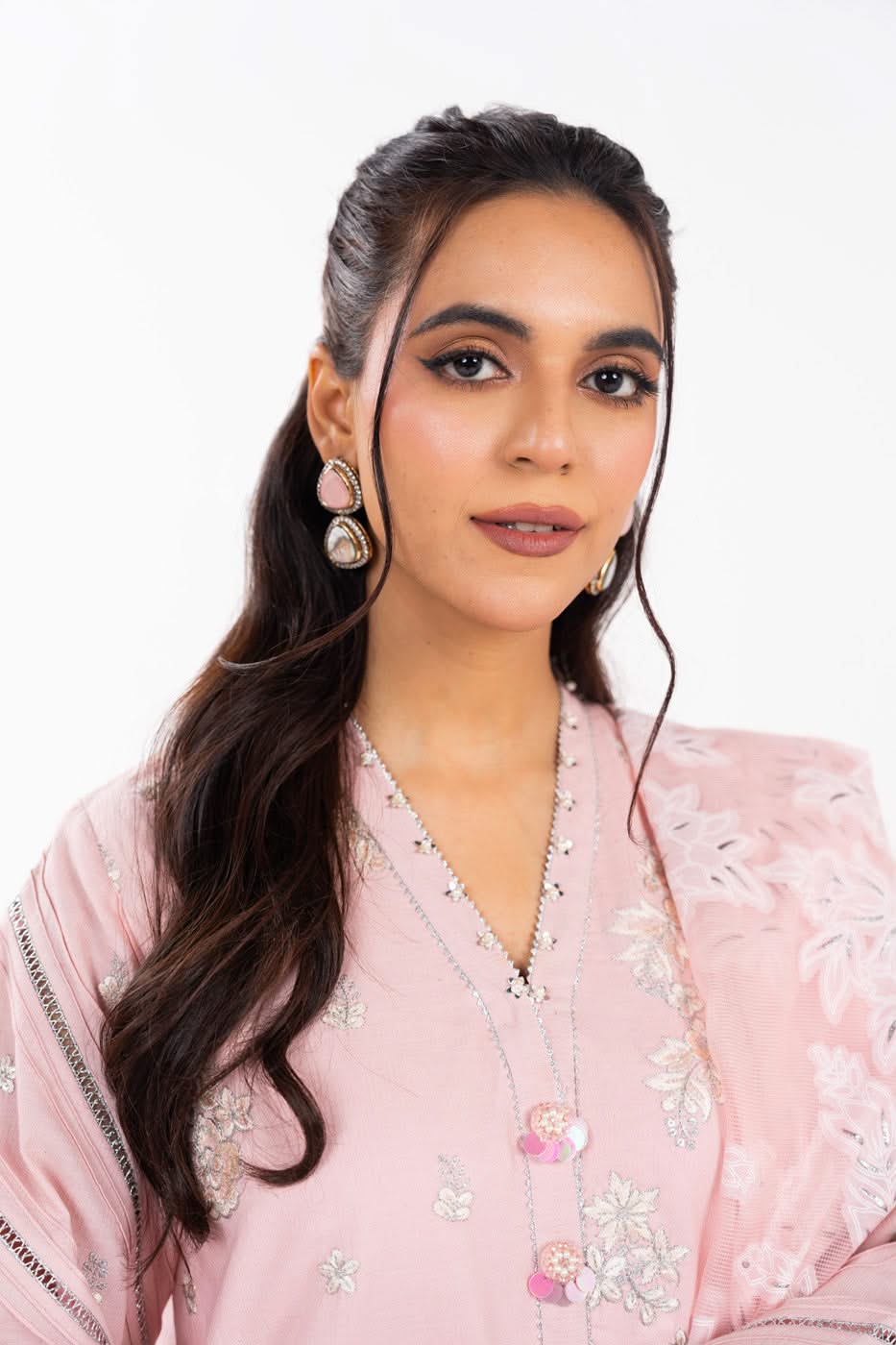 AlKaram | Festive Summer 25 | FC-13F-25-Baby Pink by Alkaram - Designer Dress - Type: Ladies Clothes - Available at Libayah - 100% Original