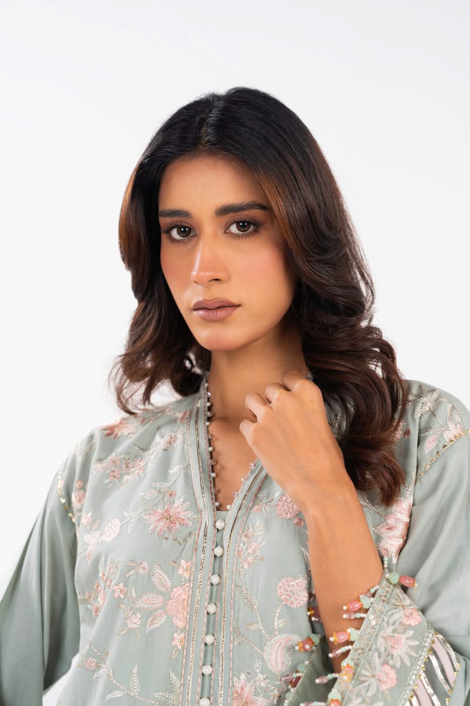 AlKaram | Festive Summer 25 | FC-33N-25-MINT by Alkaram - Designer Dress - Type: Ladies Clothes - Available at Libayah - 100% Original