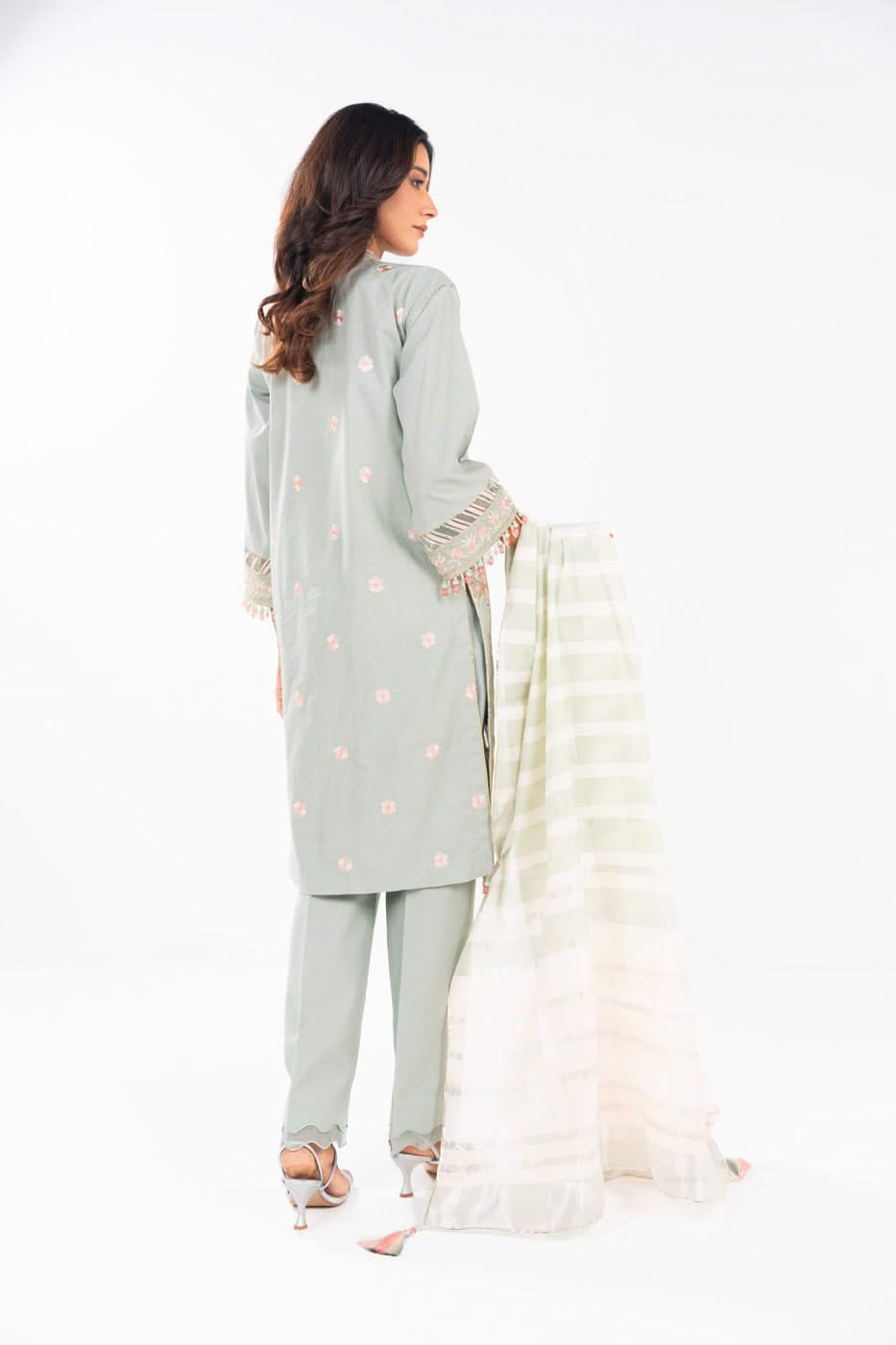AlKaram | Festive Summer 25 | FC-33N-25-MINT by Alkaram - Designer Dress - Type: Ladies Clothes - Available at Libayah - 100% Original