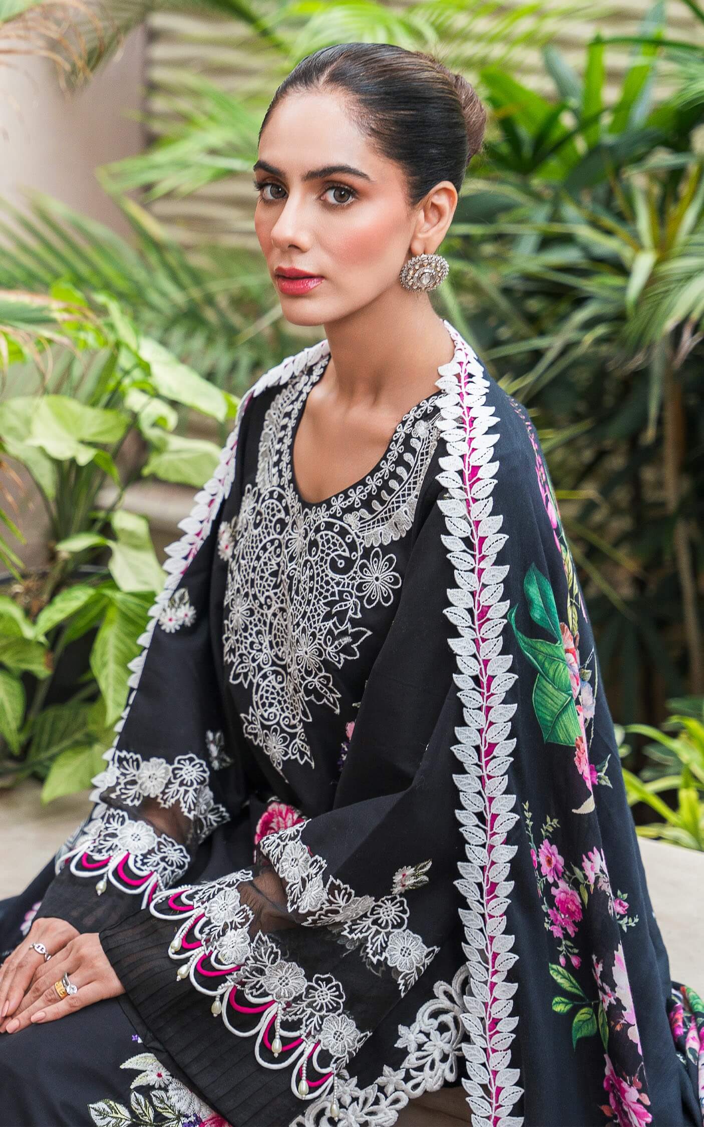 Asifa and Nabeel | Luxury Winter 24 | FLEUR WL-10 by Asifa and Nabeel - Designer Dress - Type: Ladies Clothes - Available at Libayah - 100% Original