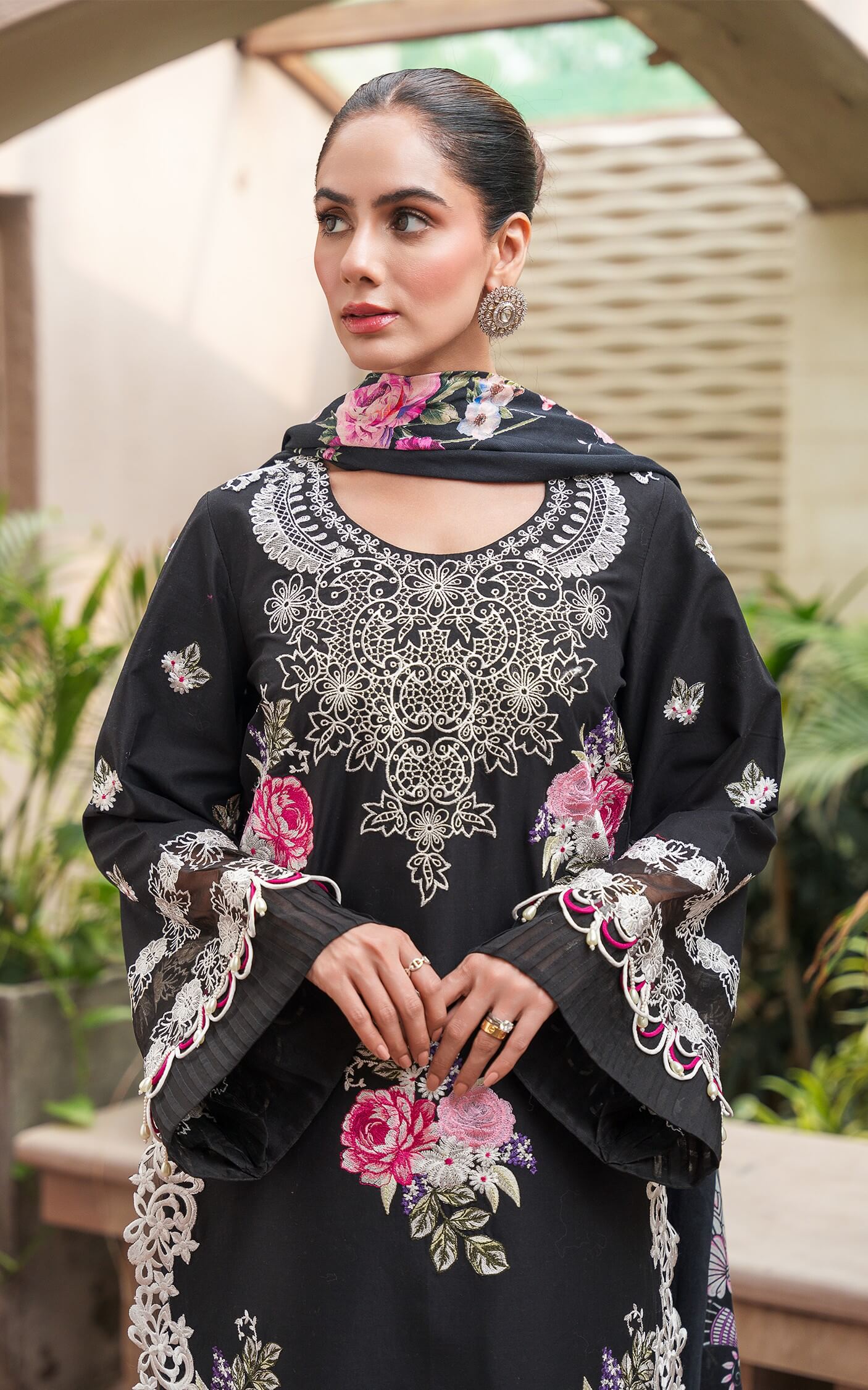 Asifa and Nabeel | Luxury Winter 24 | FLEUR WL-10 by Asifa and Nabeel - Designer Dress - Type: Ladies Clothes - Available at Libayah - 100% Original