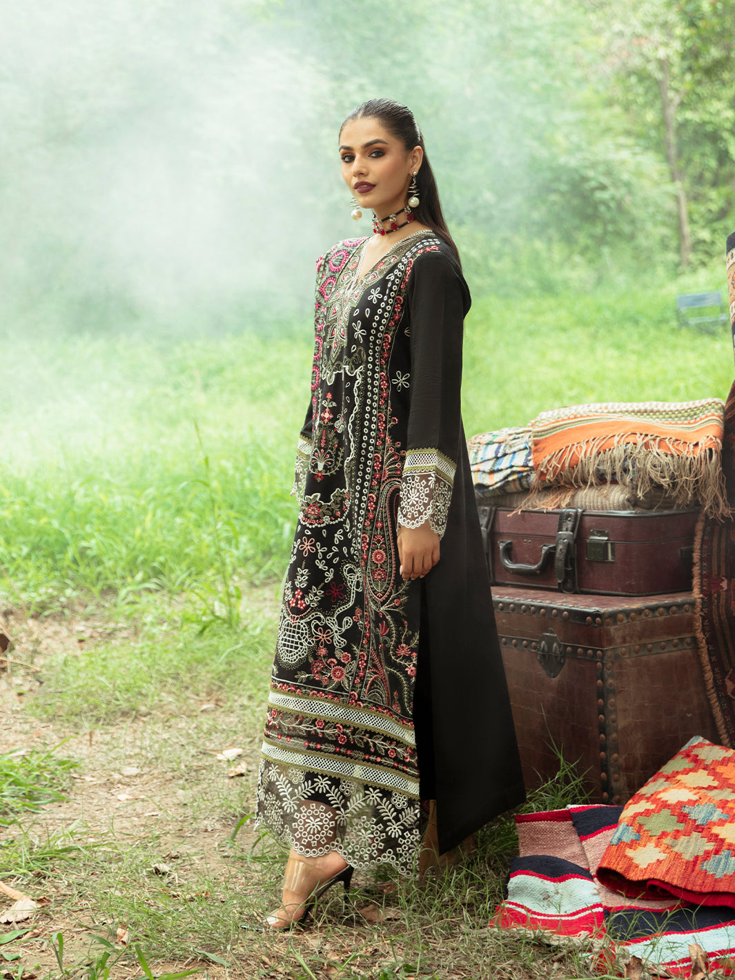 Mahnur | Hazel Winter 24 | FLORALIA by Mahnur - Designer Dress - Type: Luxury - Available at Libayah - 100% Original