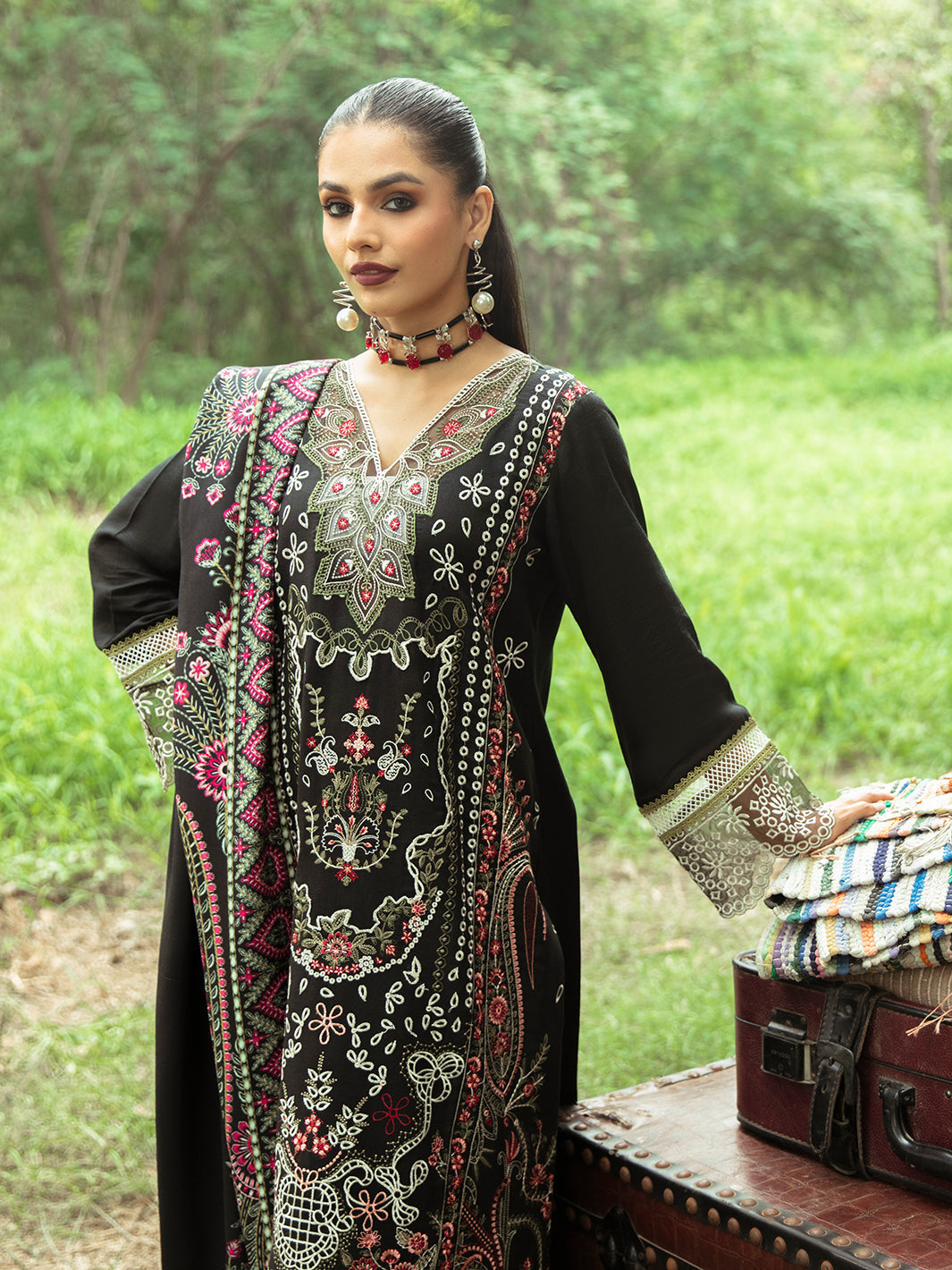 Mahnur | Hazel Winter 24 | FLORALIA by Mahnur - Designer Dress - Type: Luxury - Available at Libayah - 100% Original