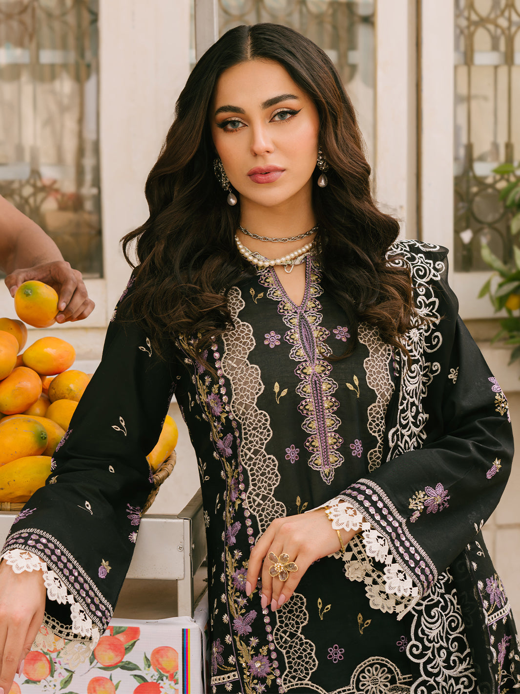 Mahnur | Mahrukh Eid Edit 24 | FLORENCE by Mahnur - Designer Dress - Type: Ladies Clothes - Available at Libayah - 100% Original