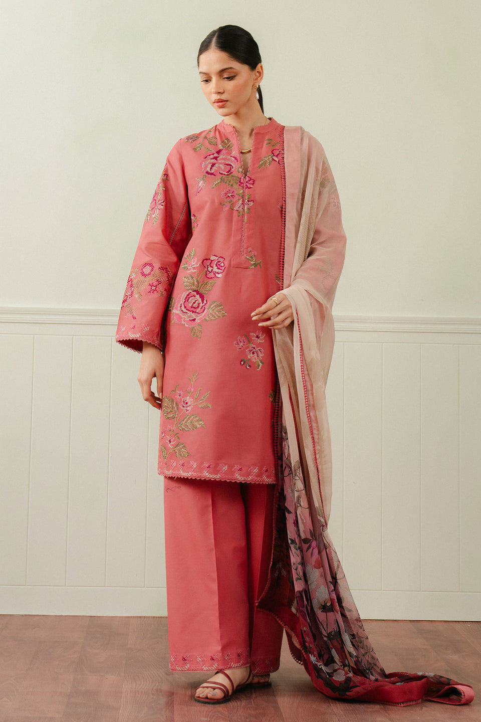 Zara Shahjahan | Coco Lawn 25 | FREYA-4A by Zara Shahjahan - Designer Dress - Type: Ladies Clothes - Available at Libayah - 100% Original