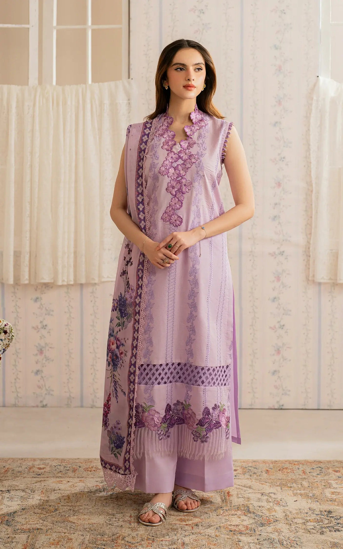 Asifa and Nabeel | Meraki Vintage 25 | Faakhta (MVL25-17) by Asifa and Nabeel - Designer Dress - Type: Ladies Clothes - Available at Libayah - 100% Original