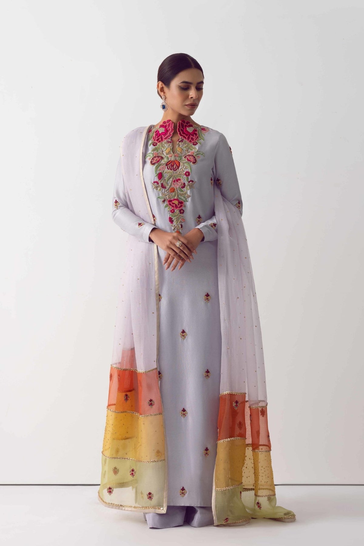 Fahad Hussayn | Formals 2024 | MARAATI by Fahad Hussayn - Designer Dress - Type: Ladies Clothes - Available at Libayah - 100% Original