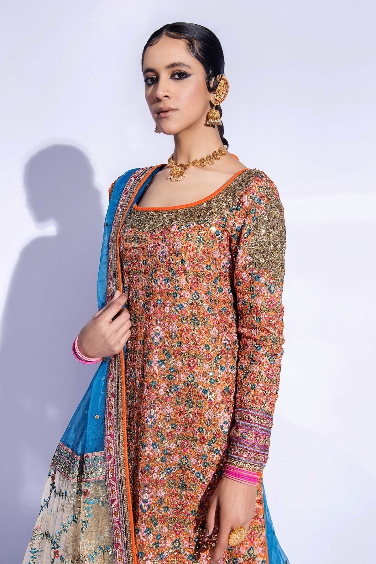 Fahad Hussayn | Formals 2024 | ZAAWIA by Fahad Hussayn - Designer Dress - Type: Ladies Clothes - Available at Libayah - 100% Original