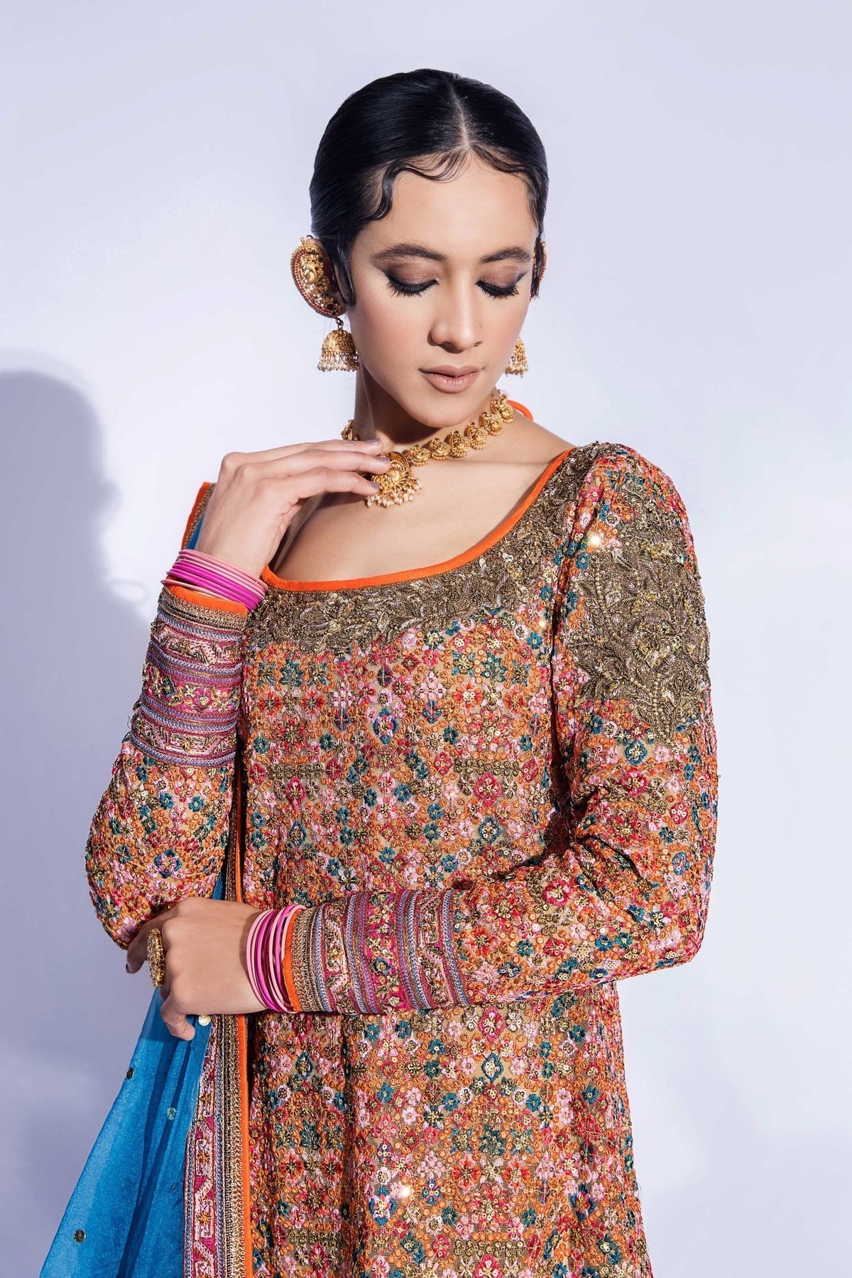 Fahad Hussayn | Formals 2024 | ZAAWIA by Fahad Hussayn - Designer Dress - Type: Ladies Clothes - Available at Libayah - 100% Original