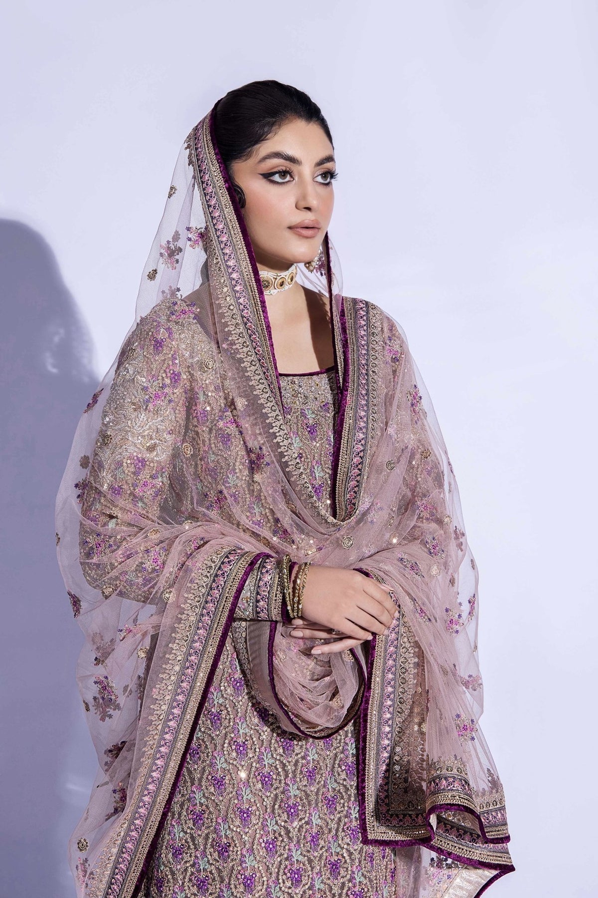 Fahad Hussayn | Formals 2024 | BARAMDA by Fahad Hussayn - Designer Dress - Type: Ladies Clothes - Available at Libayah - 100% Original