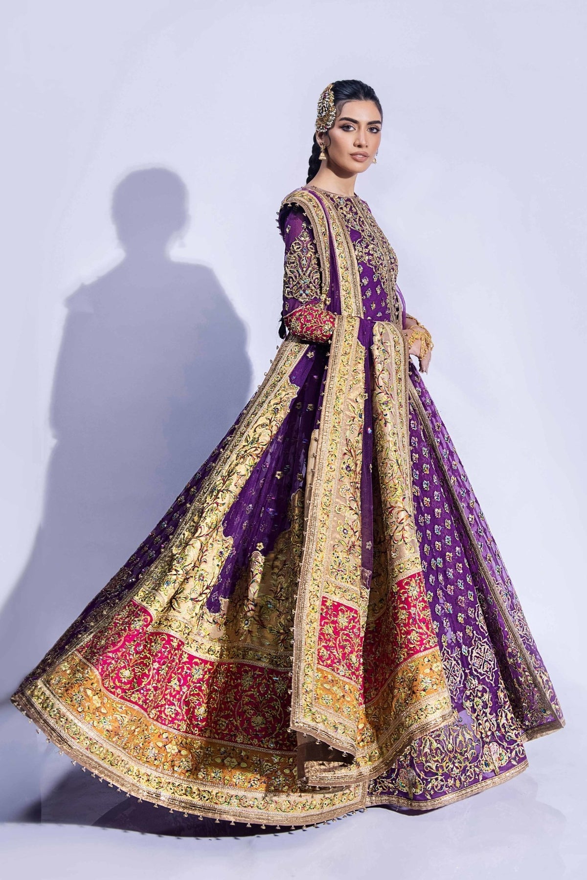 Fahad Hussayn | Formals 2024 | GORAKH by Fahad Hussayn - Designer Dress - Type: Ladies Clothes - Available at Libayah - 100% Original