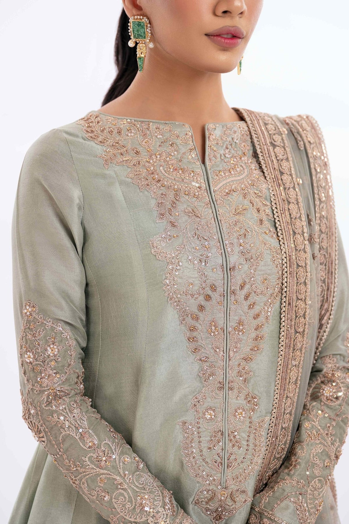 Fahad Hussayn | Luxury Pret | Zanar by Fahad Hussayn - Designer Dress - Type: Ladies Clothes - Available at Libayah - 100% Original
