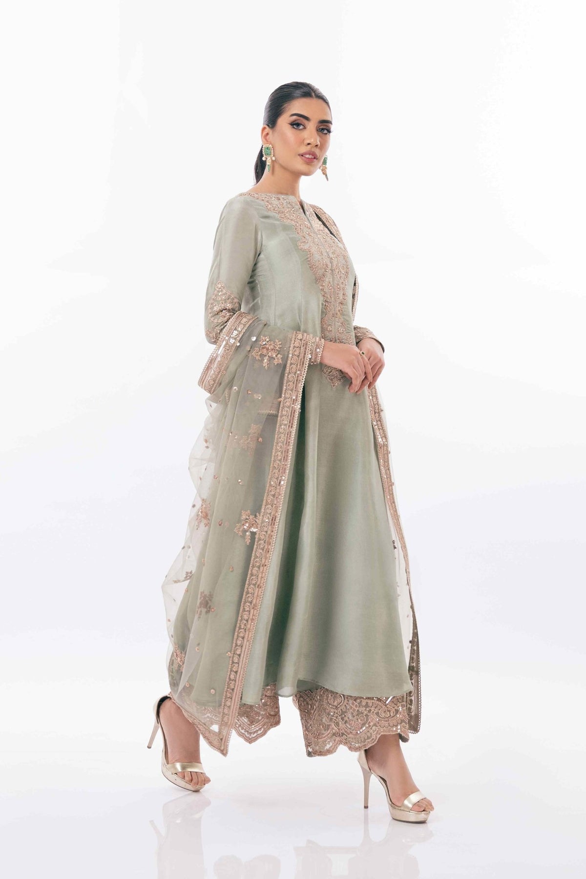Fahad Hussayn | Luxury Pret | Zanar by Fahad Hussayn - Designer Dress - Type: Ladies Clothes - Available at Libayah - 100% Original