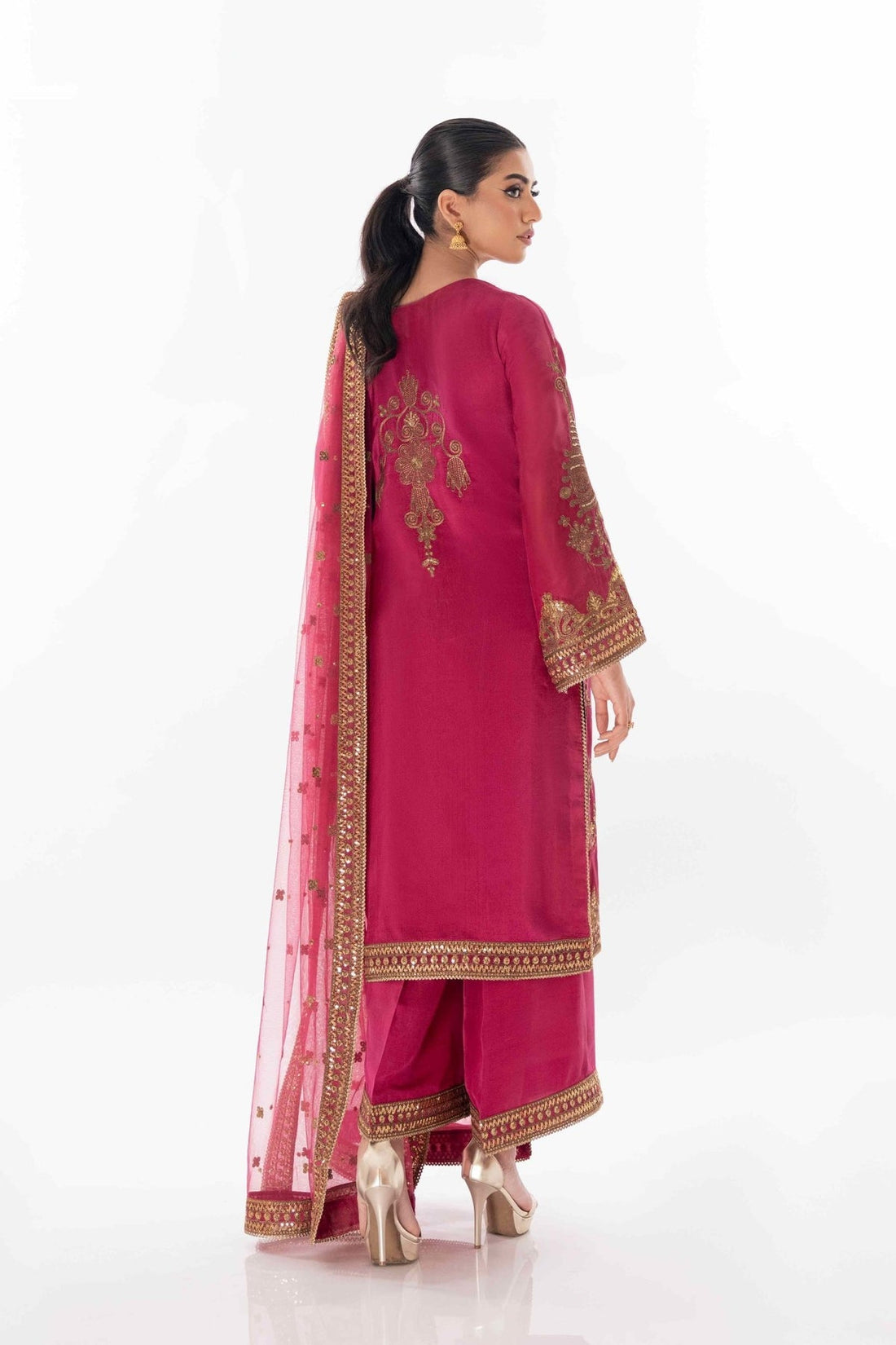 Fahad Hussayn | Luxury Pret | Zulfeen by Fahad Hussayn - Designer Dress - Type: Ladies Clothes - Available at Libayah - 100% Original