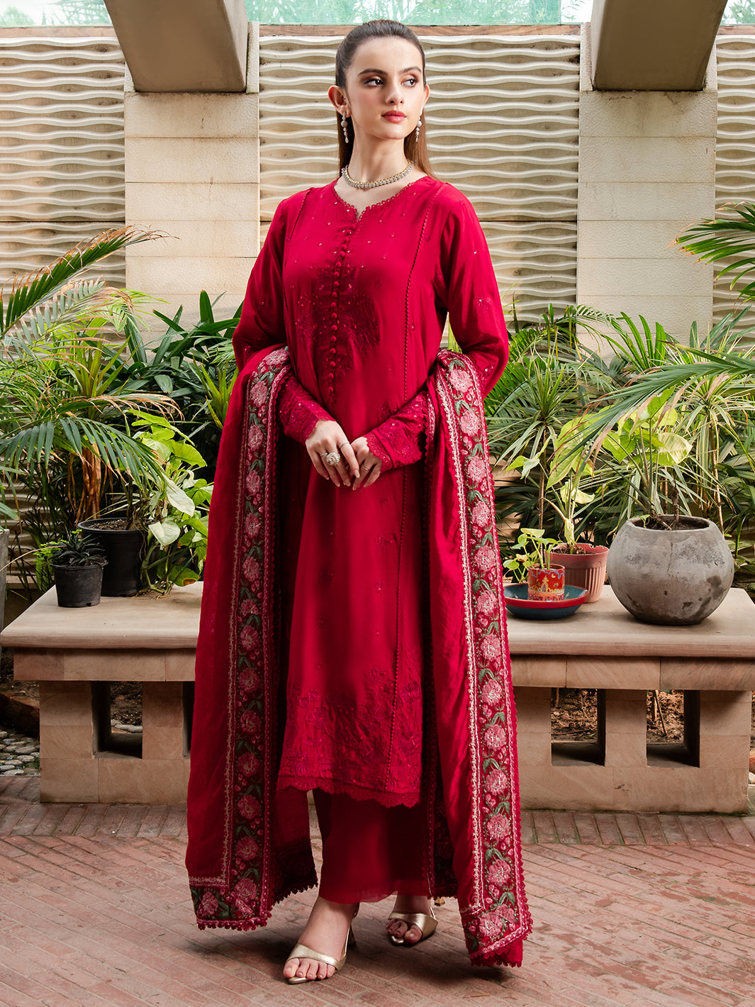 Faiza Faisal | Signature Pret |  RUBY by Faiza Faisal - Designer Dress - Type: Ladies Clothes - Available at Libayah - 100% Original