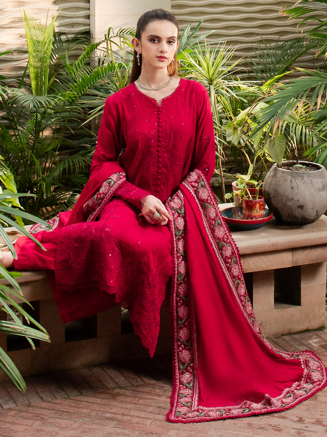 Faiza Faisal | Signature Pret |  RUBY by Faiza Faisal - Designer Dress - Type: Ladies Clothes - Available at Libayah - 100% Original