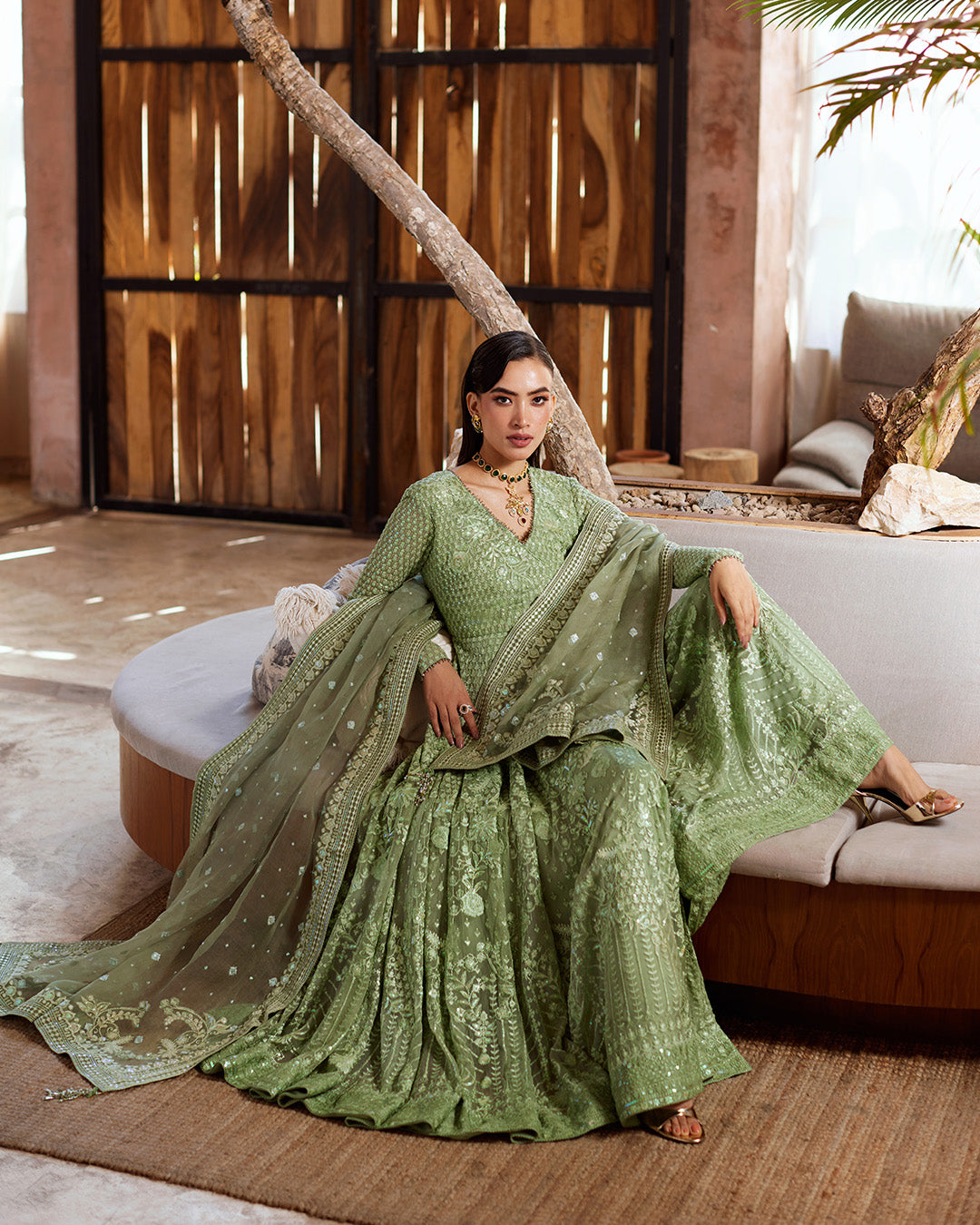 Faiza Saqlain | Aurnia Spring Festive Edit 24 | Eiraam by Faiza Saqlain - Designer Dress - Type: Ladies Clothes - Available at Libayah - 100% Original