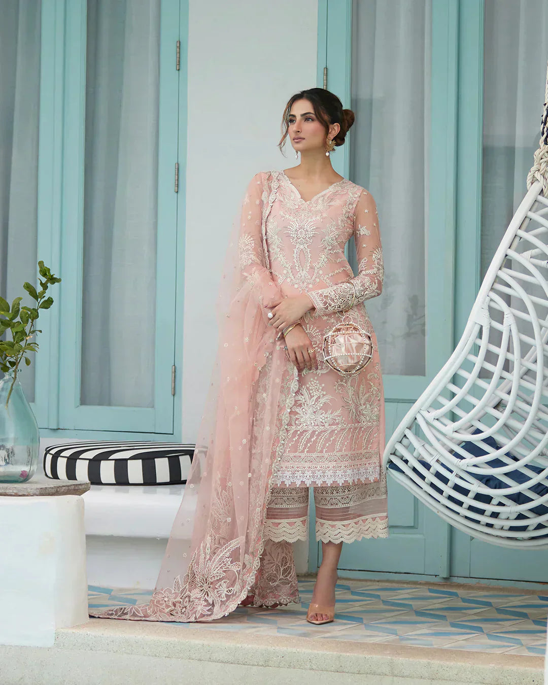 Faiza Saqlain | Liliana Luxury Lawn 24 | Valetta by Faiza Saqlain - Designer Dress  - Type : Ladies Clothes - Available at Libayah - 100% Original 