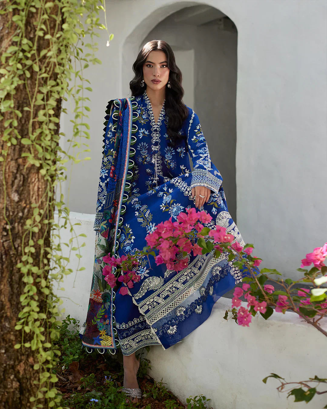 Faiza Saqlain | Liliana Luxury Lawn 24 | Veira by Faiza Saqlain - Designer Dress  - Type : Ladies Clothes - Available at Libayah - 100% Original 