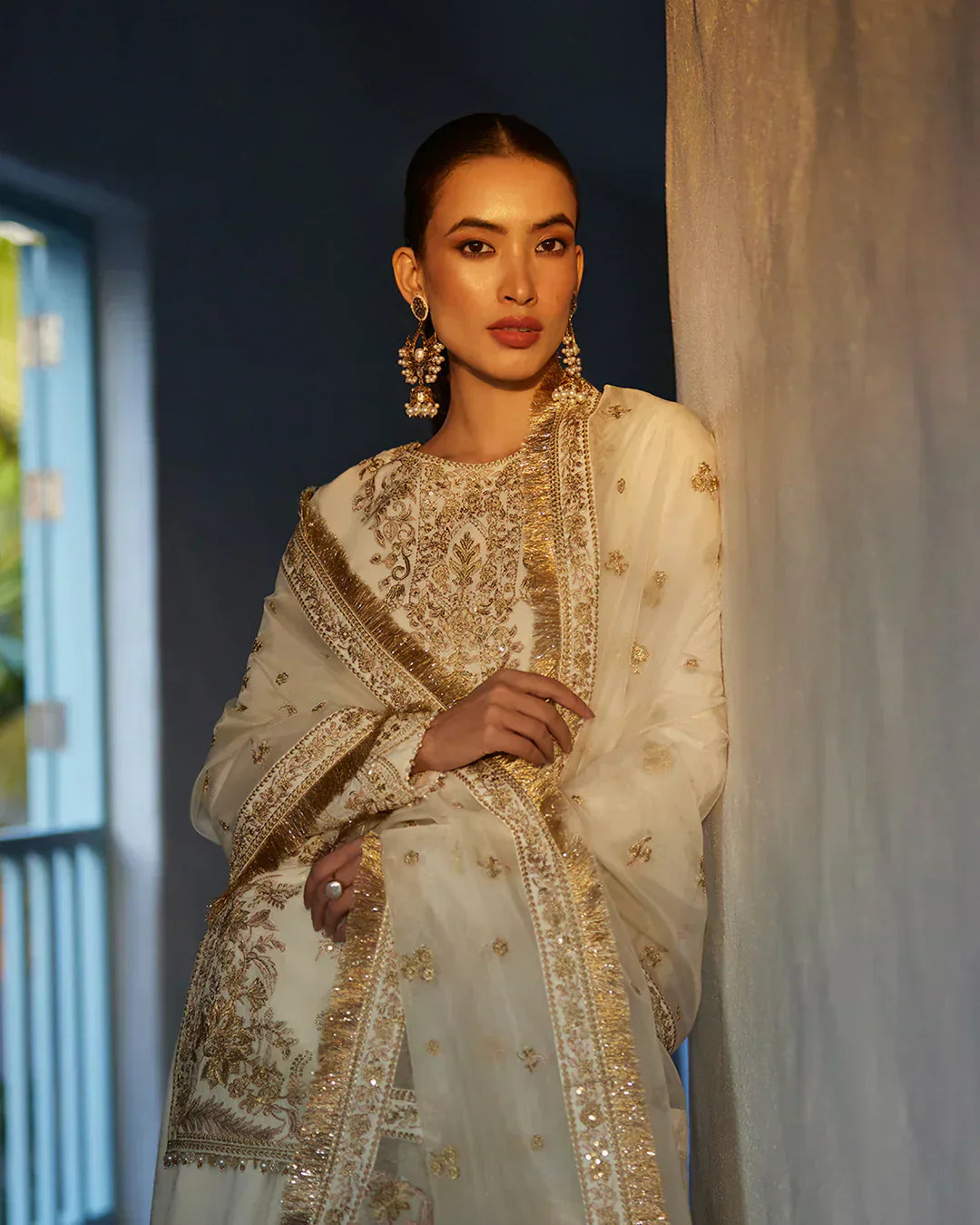 Faiza Saqlain | Liliana Luxury Lawn 24 | Mirhana by Faiza Saqlain - Designer Dress  - Type : Ladies Clothes - Available at Libayah - 100% Original 