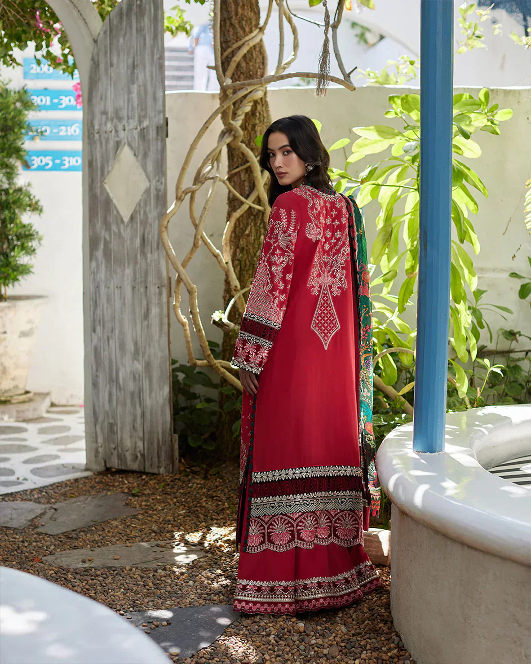 Faiza Saqlain | Liliana Luxury Lawn 24 | Sivana by Faiza Saqlain - Designer Dress  - Type : Ladies Clothes - Available at Libayah - 100% Original 