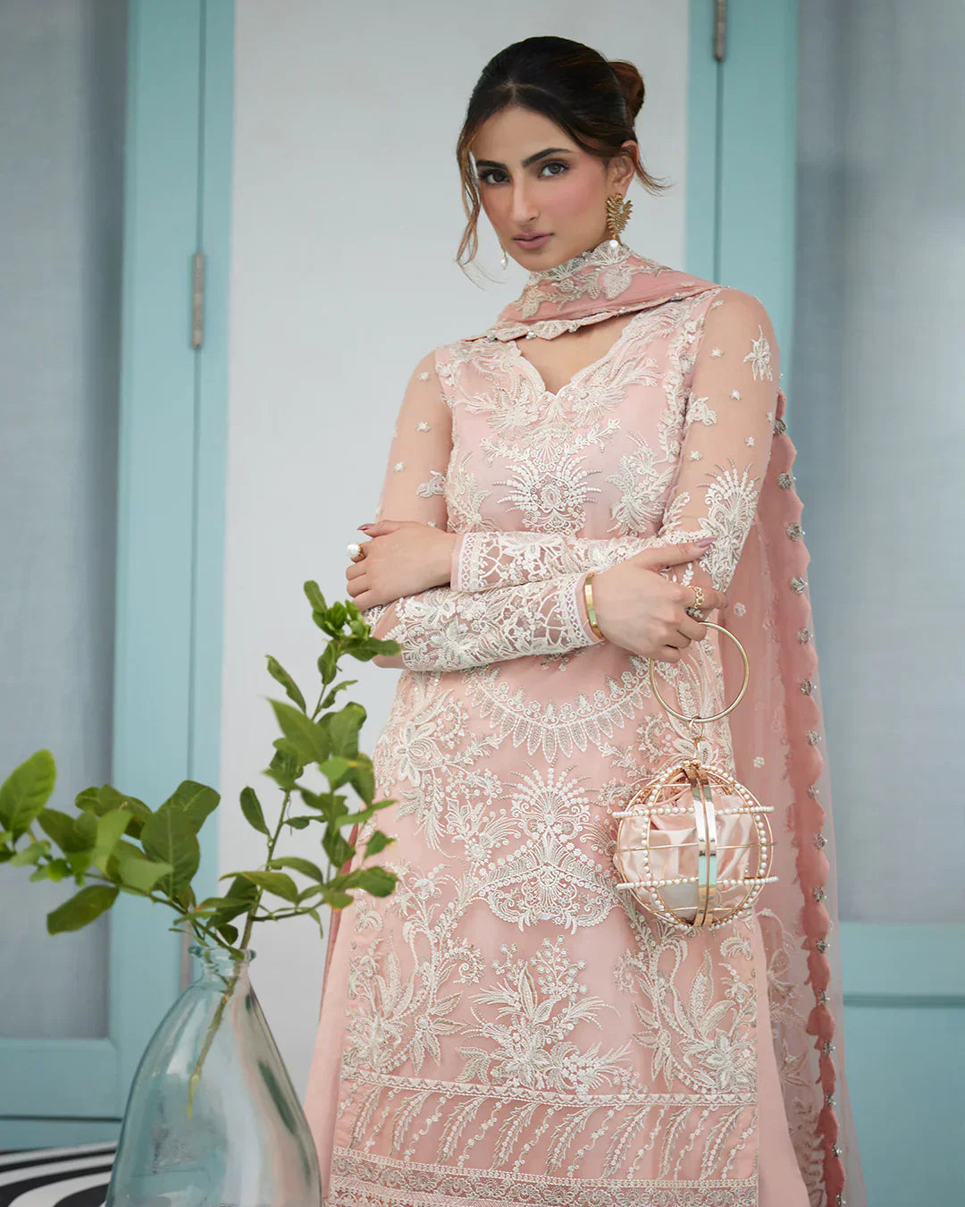 Faiza Saqlain | Liliana Luxury Lawn 24 | Valetta by Faiza Saqlain - Designer Dress  - Type : Ladies Clothes - Available at Libayah - 100% Original 
