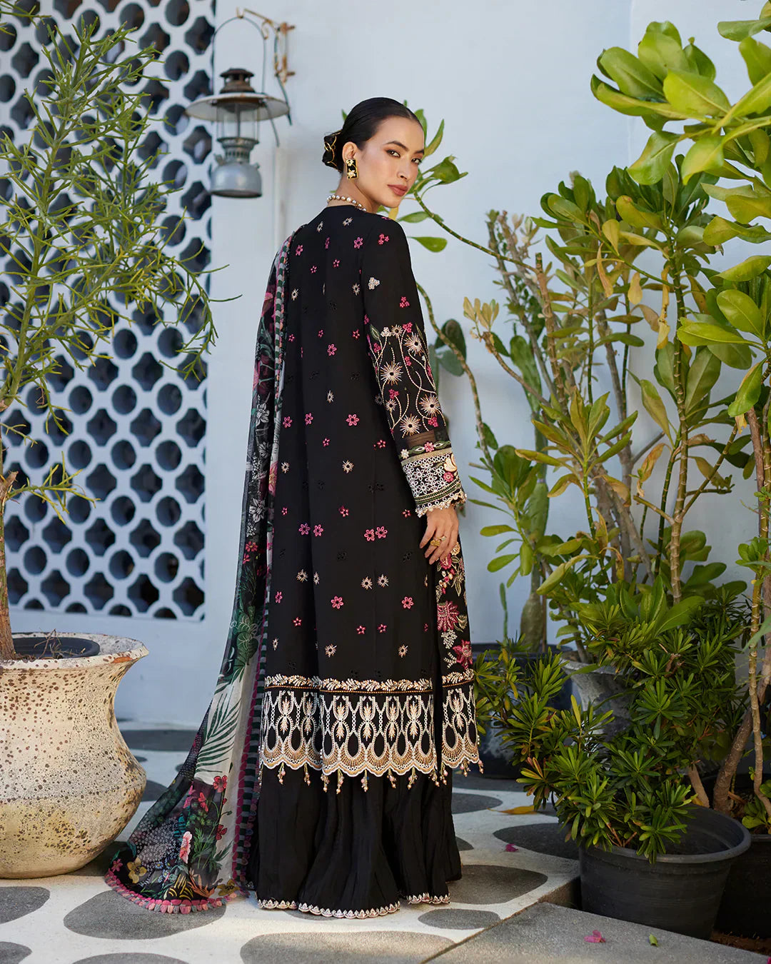 Faiza Saqlain | Liliana Luxury Lawn 24 | Merle by Faiza Saqlain - Designer Dress  - Type : Ladies Clothes - Available at Libayah - 100% Original 