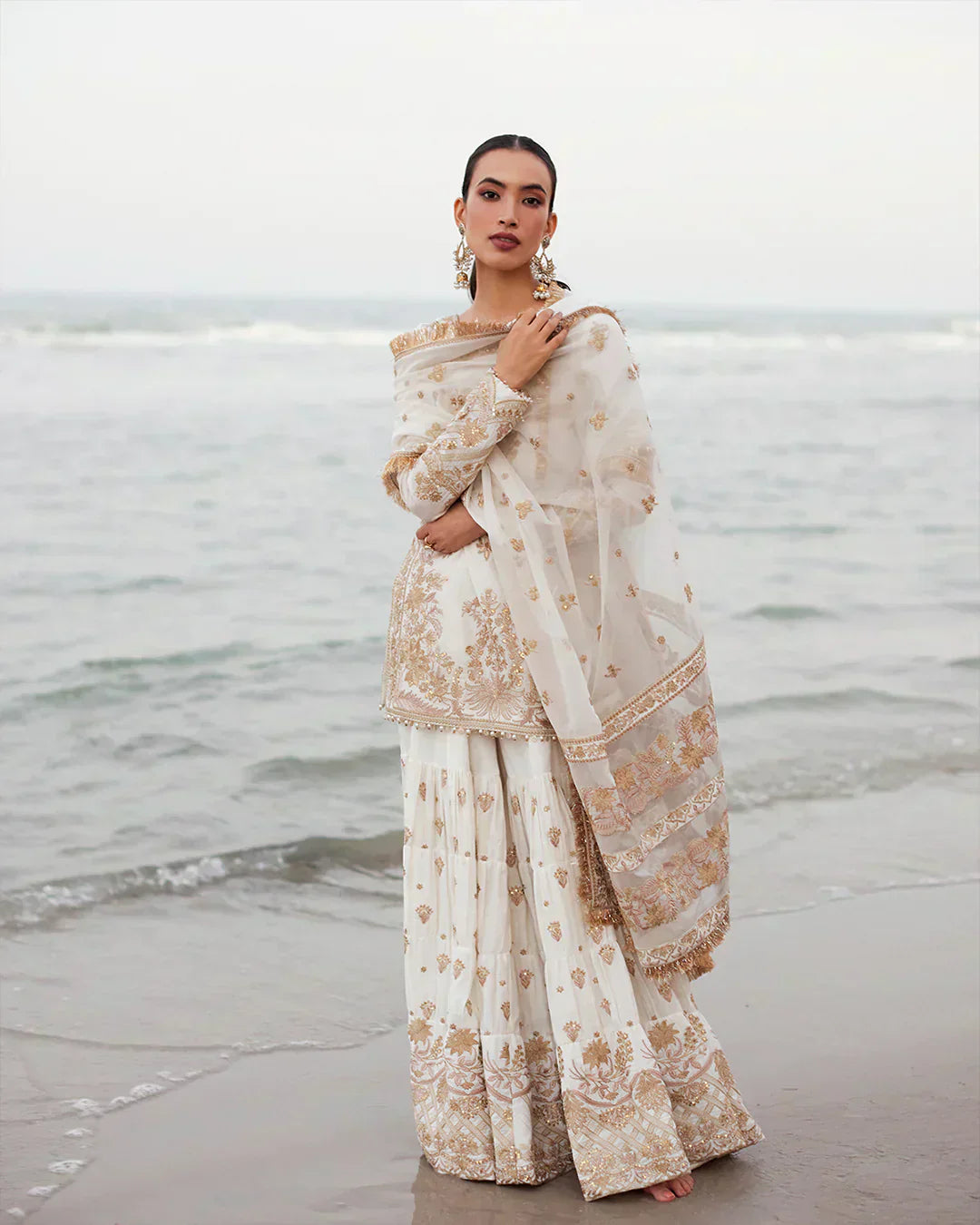 Faiza Saqlain | Liliana Luxury Lawn 24 | Mirhana by Faiza Saqlain - Designer Dress  - Type : Ladies Clothes - Available at Libayah - 100% Original 