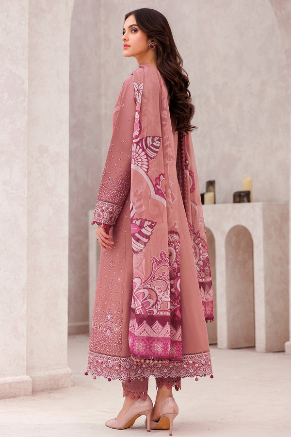 Farasha | Bahaar Embroidered Lawn | Pink Whisper by Farasha - Designer Dress - Type: Ladies Clothes - Available at Libayah - 100% Original