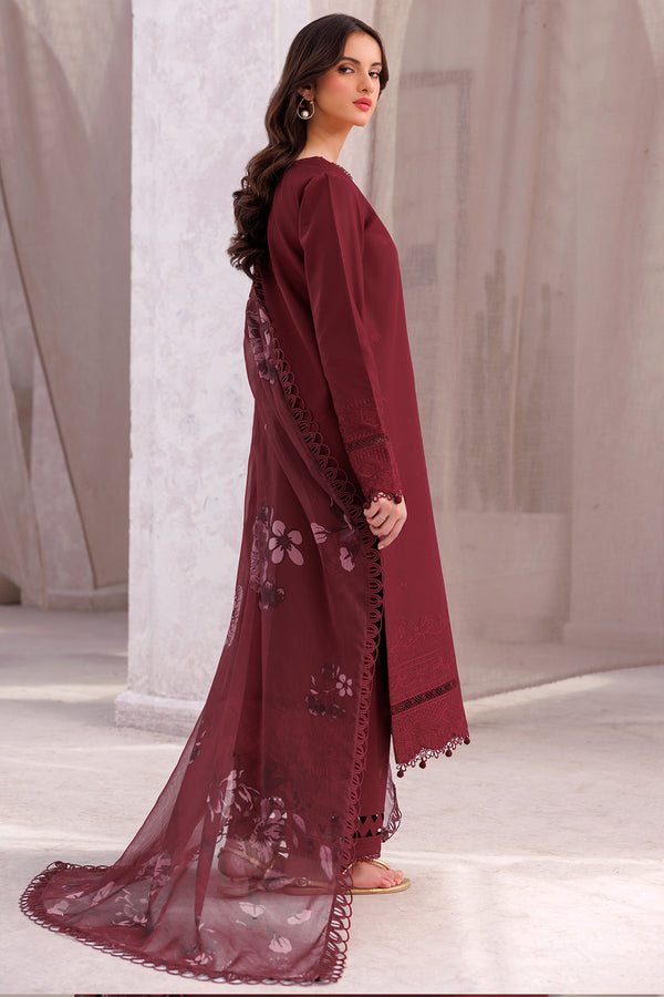 Farasha | Bahaar Embroidered Lawn | Regal Orchid by Farasha - Designer Dress - Type: Ladies Clothes - Available at Libayah - 100% Original
