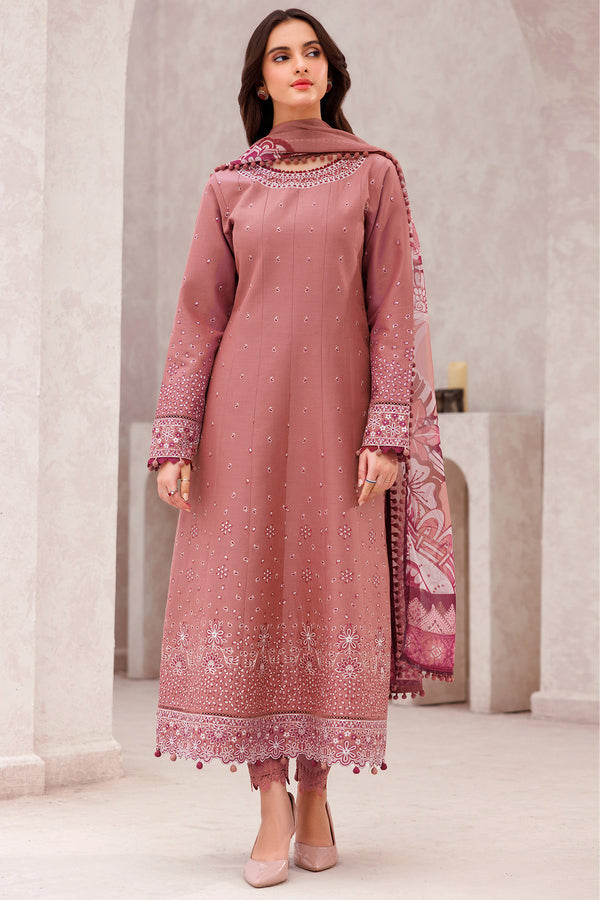 Farasha | Bahaar Embroidered Lawn | Pink Whisper by Farasha - Designer Dress - Type: Ladies Clothes - Available at Libayah - 100% Original