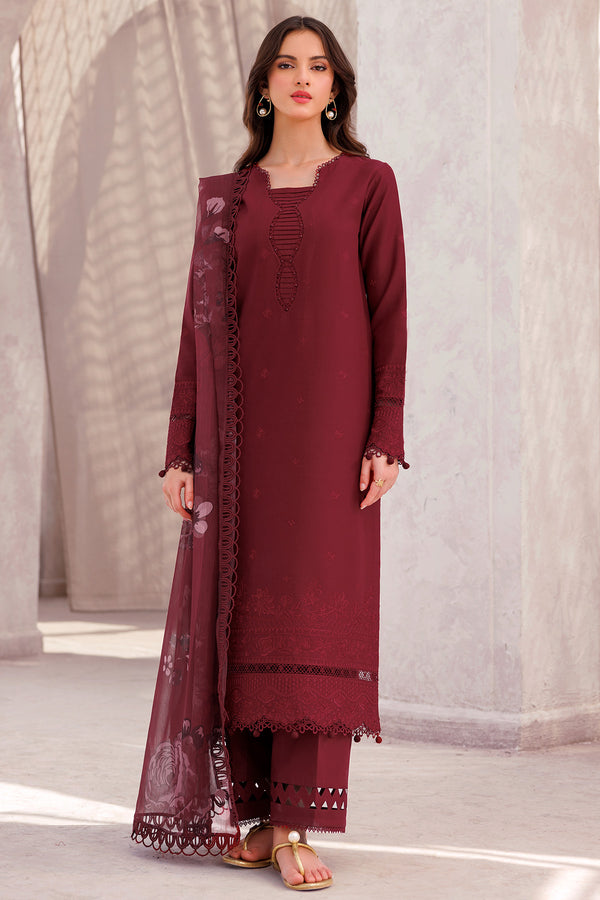 Farasha | Bahaar Embroidered Lawn | Regal Orchid by Farasha - Designer Dress - Type: Ladies Clothes - Available at Libayah - 100% Original