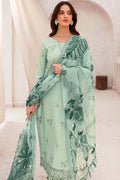Farasha | Bahaar Embroidered Lawn | Aqua Cascade by Farasha - Designer Dress - Type: Ladies Clothes - Available at Libayah - 100% Original