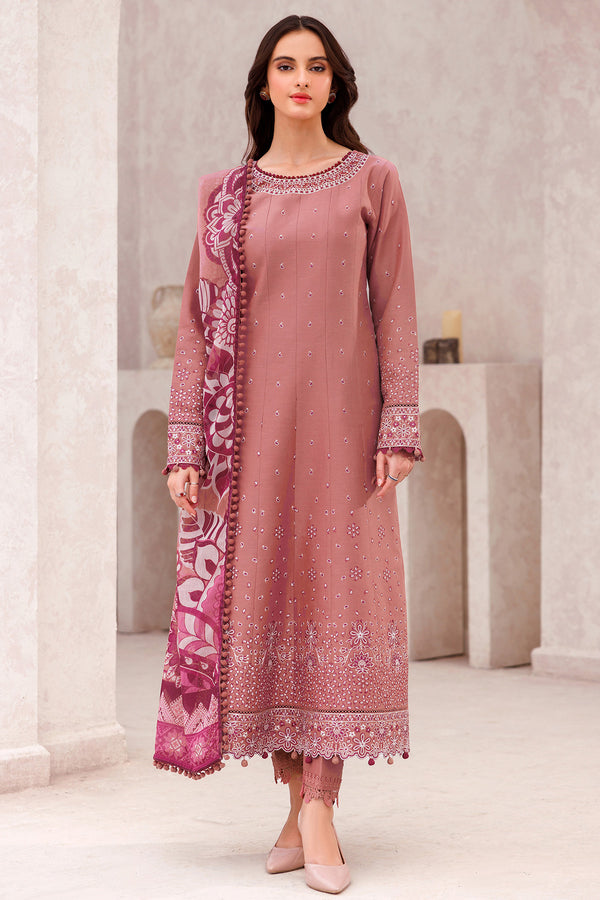 Farasha | Bahaar Embroidered Lawn | Pink Whisper by Farasha - Designer Dress - Type: Ladies Clothes - Available at Libayah - 100% Original