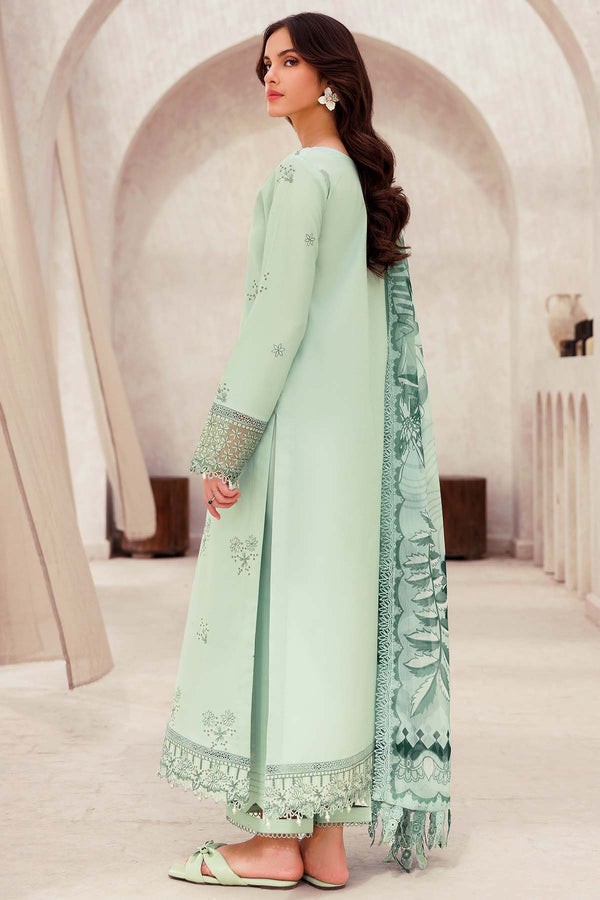 Farasha | Bahaar Embroidered Lawn | Aqua Cascade by Farasha - Designer Dress - Type: Ladies Clothes - Available at Libayah - 100% Original