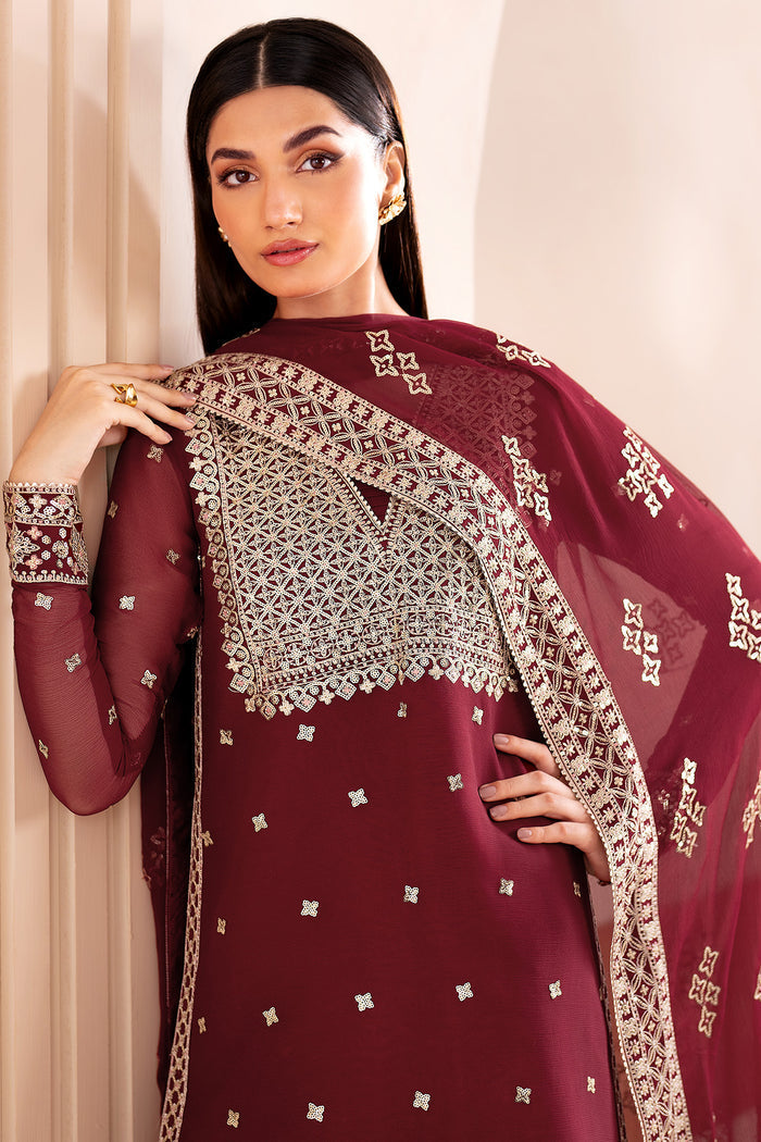 Farasha | Lumiere Formals | Carmine by Farasha - Designer Dress - Type: Ladies Clothes - Available at Libayah - 100% Original